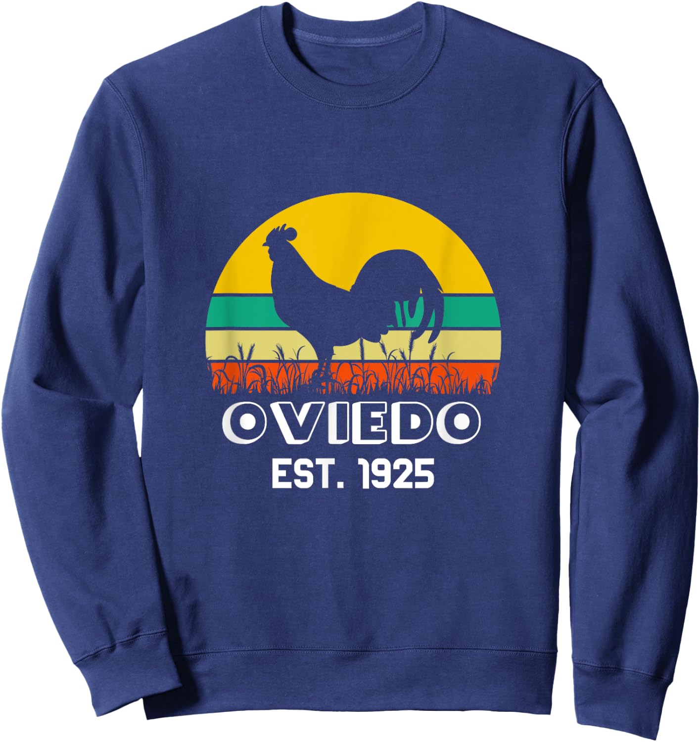 Oviedo Florida Chicken Novelty Apparel Sweatshirt - Sweatshirt | Navy