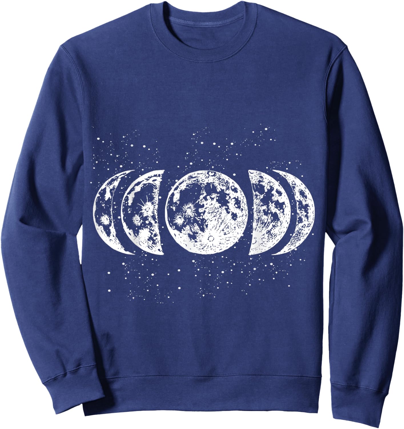 Moon Phases Astronomy Sweatshirt - Sweatshirt | Navy