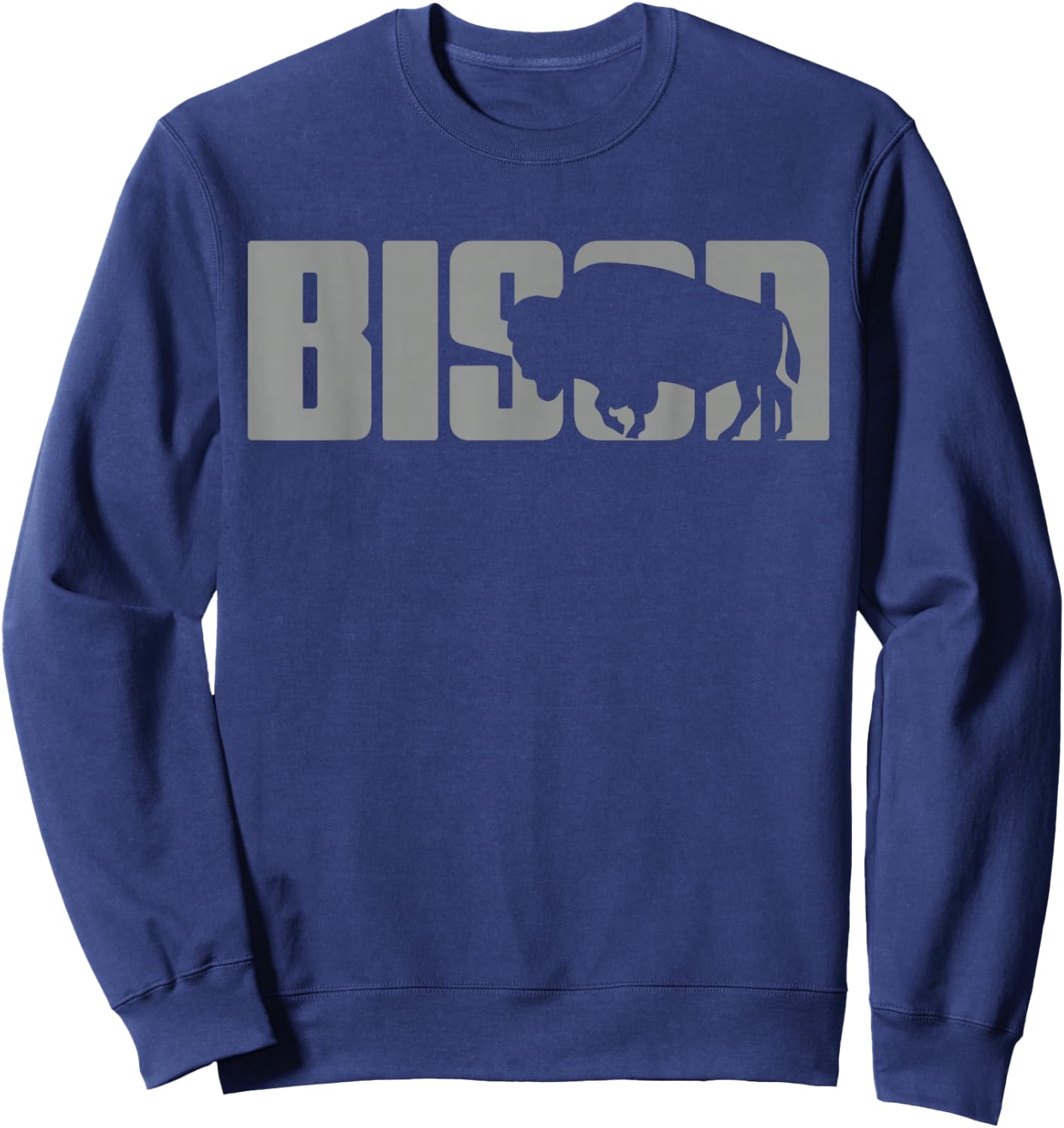 Bison Lover Buffalo Clothing - Buffalo Bison Sweatshirt - Sweatshirt | Navy