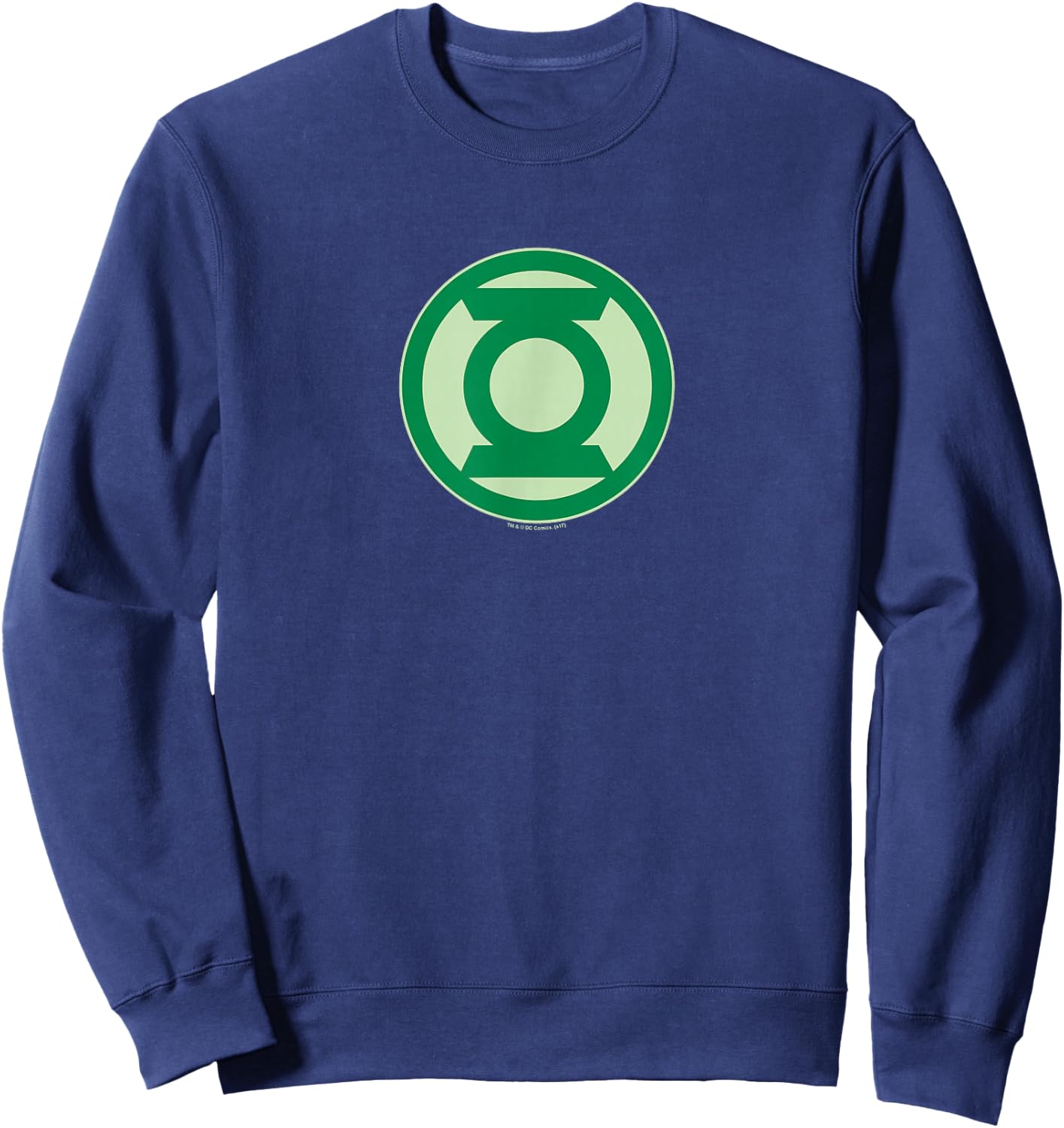 Green Lantern Green Symbol T Shirt Sweatshirt - Sweatshirt | Navy