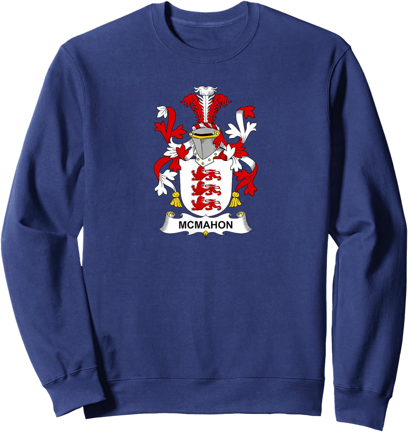 McMahon Coat of Arms - Family Crest Shirt Sweatshirt - Sweatshirt | Navy