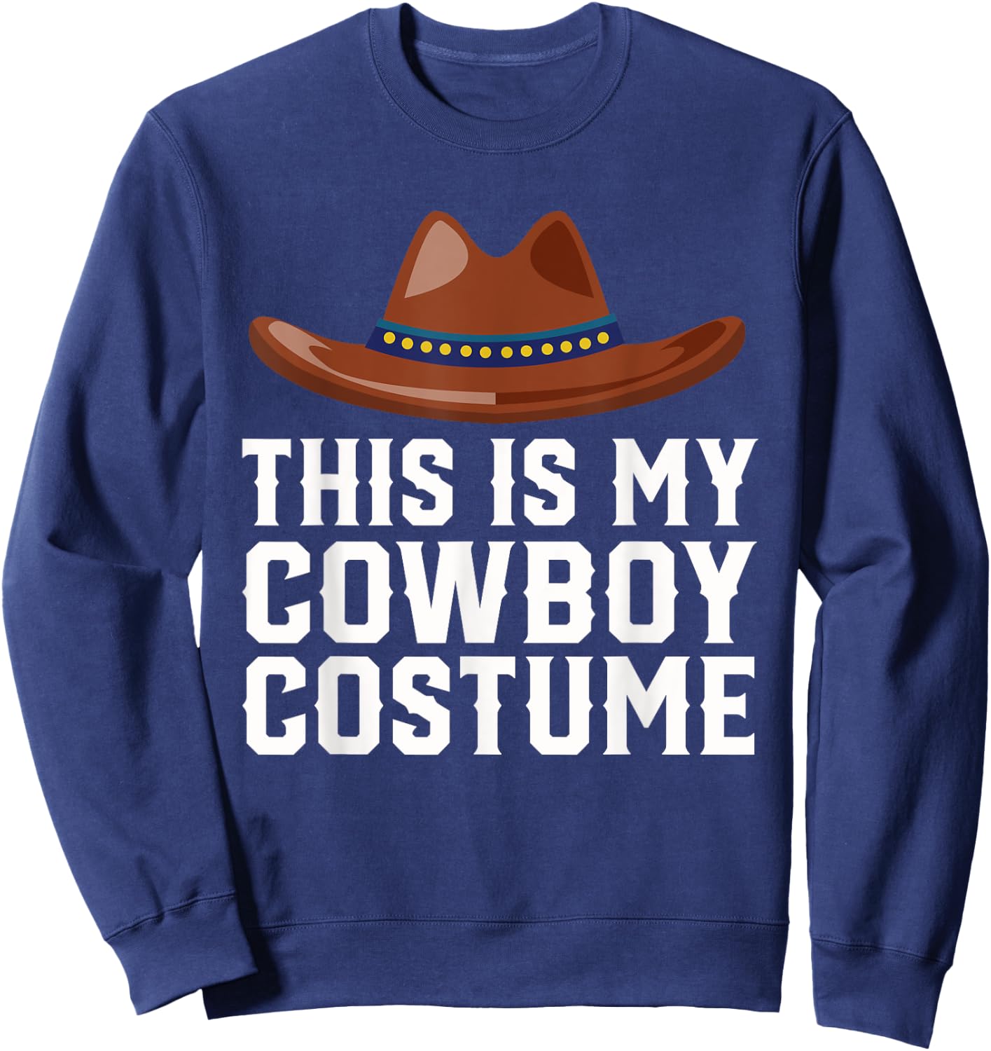 Cowboy Halloween Costume , Boys & Girls Sheriff Sweatshirt - Sweatshirt | Navy
