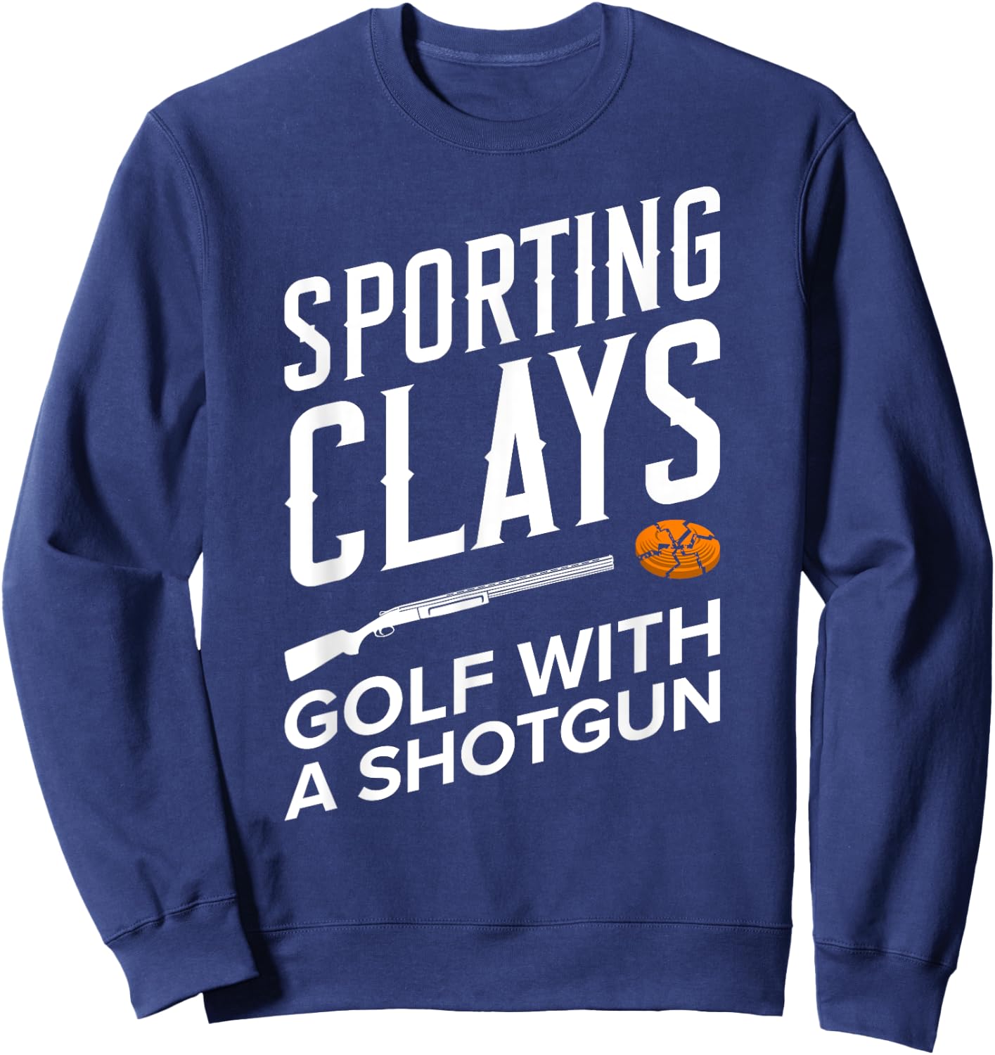 Sporting Clays Skeet Shooting Sweatshirt - Sweatshirt | Navy