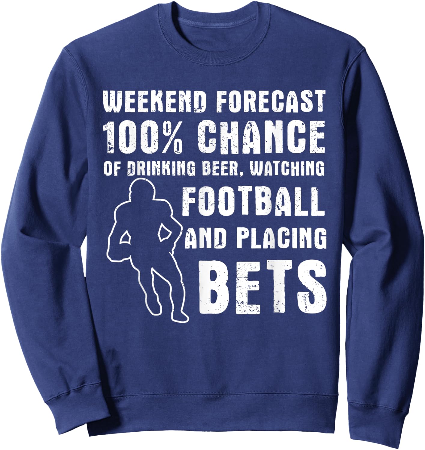 Fantasy Football Sports Betting Gambling Sports Bet Gambler Sweatshirt - Sweatshirt | Navy
