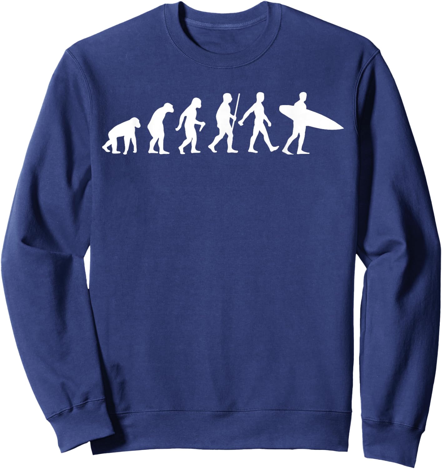 Funny Surfing Designs Women Surfboard Lovers Surf Sweatshirt - Sweatshirt | Navy