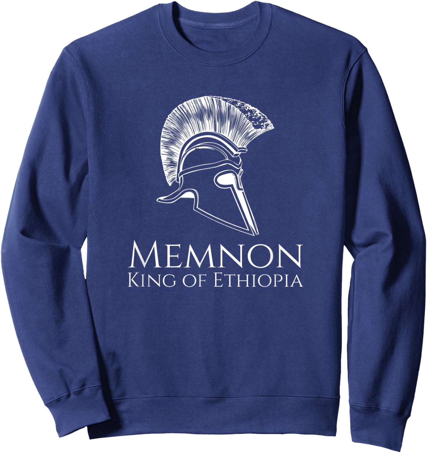 Black History - Trojan War Hero Memnon -King Of Ethiopia Sweatshirt - Sweatshirt | Navy