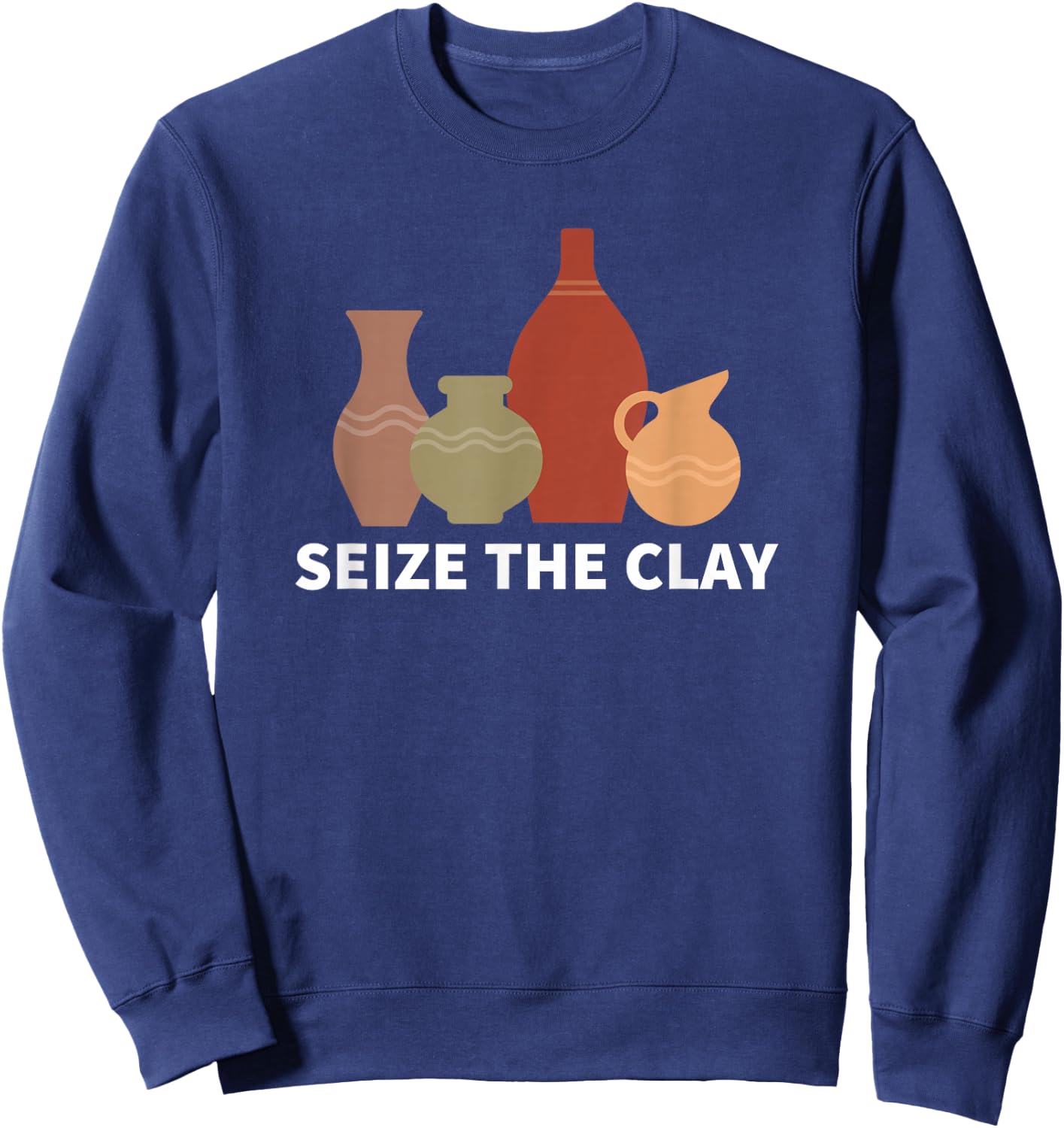 Seize The Clay Pottery Sweatshirt - Sweatshirt | Navy