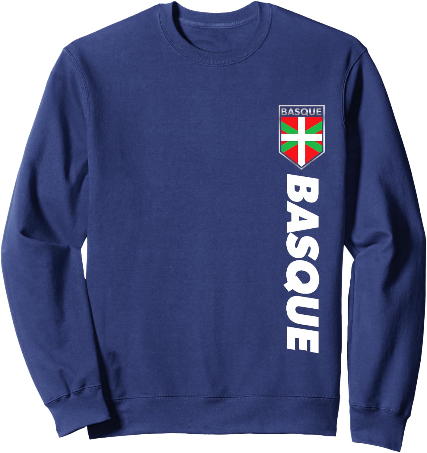 Basque Spain Victory Basque Football Jersey Style Sweatshirt - Sweatshirt | Navy