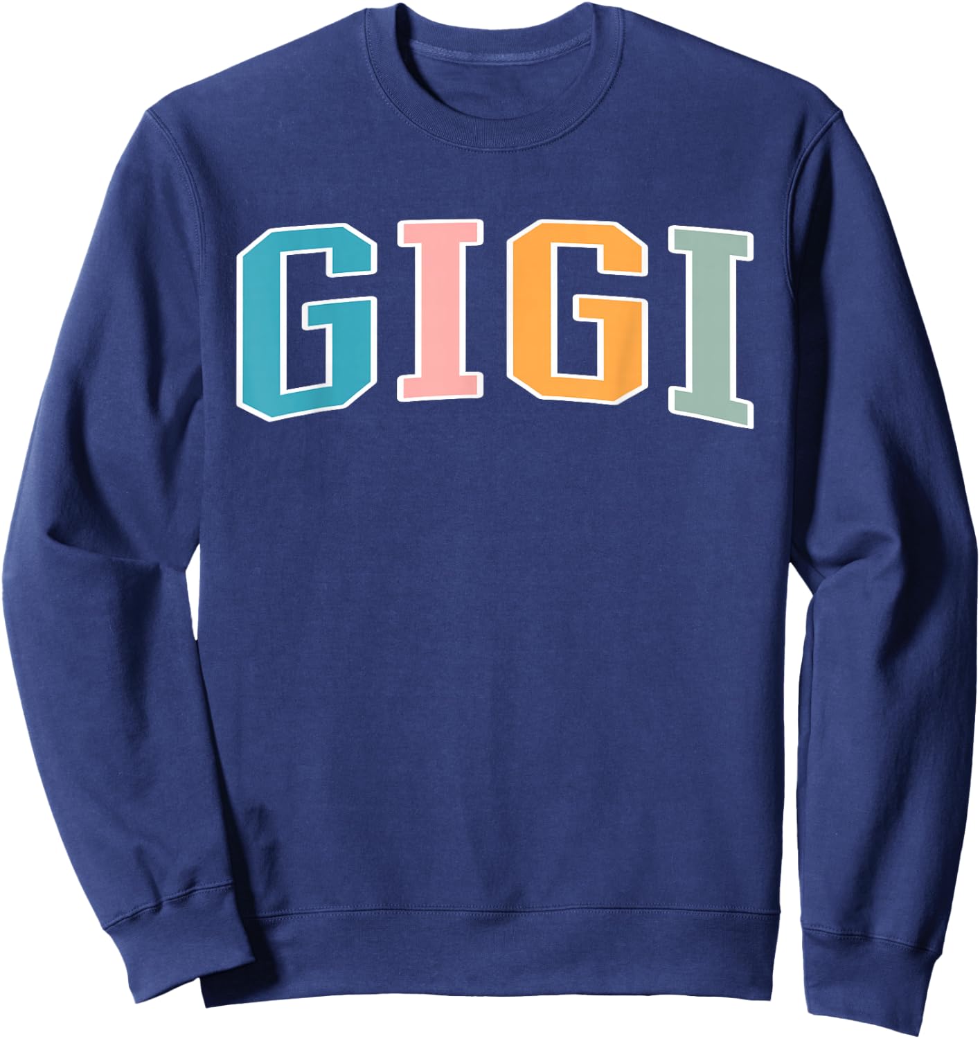 Gigi for Grandma Grandmother Announcement Mothers Day Sweatshirt - Sweatshirt | Navy