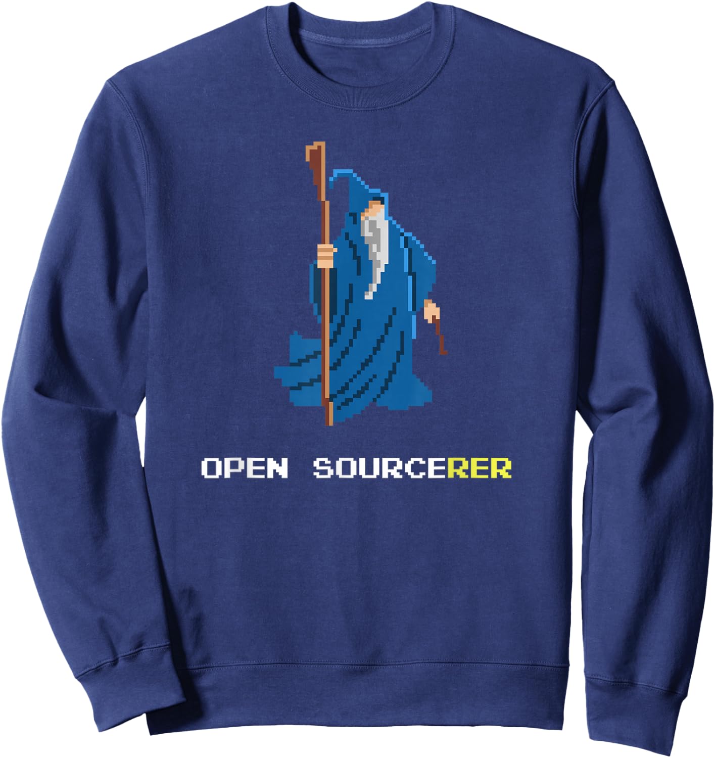Open Source Shirt - Open Sourcerer - Open Sorcerer Sweatshirt - Sweatshirt | Navy