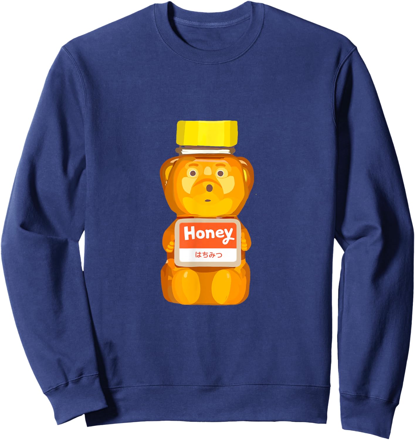 Honey Bear Honey Bottle Teddy Bear Jar Japan Sweatshirt - Sweatshirt | Navy