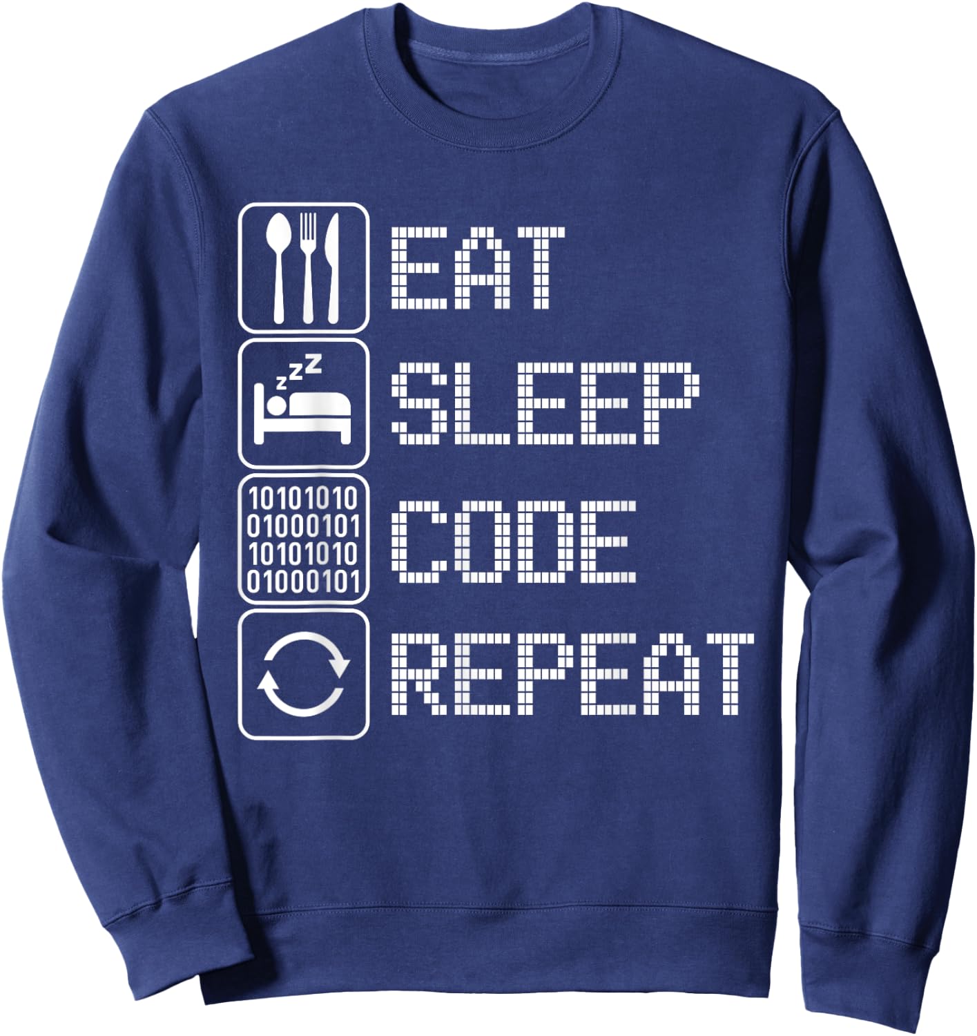 Code Funny Software Dev Sweatshirt - Sweatshirt | Navy