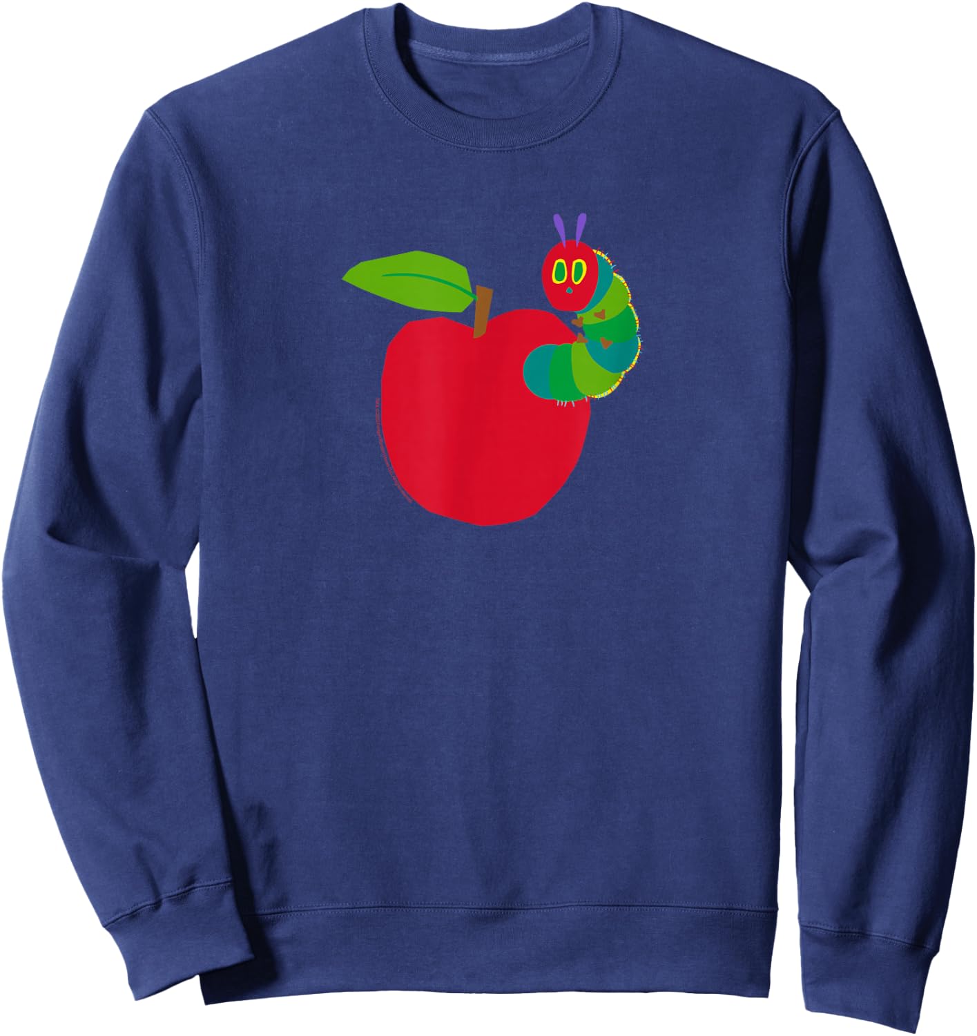 Eric Carle The Very Hungry Caterpillar in Apple Book Sweatshirt - Sweatshirt | Navy