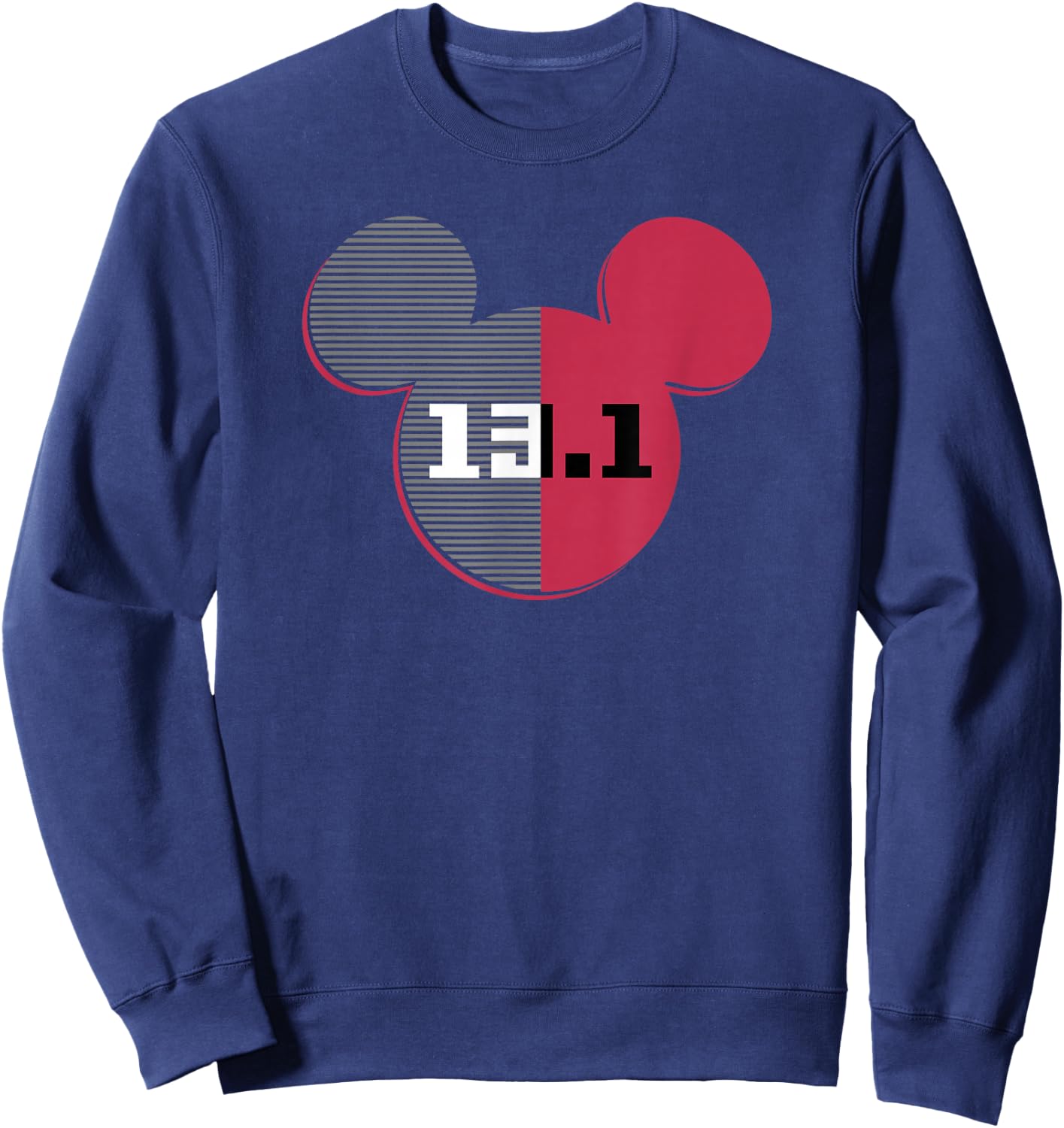 Disney Mickey Mouse Ears Half Marathon 13.1 Runner Sweatshirt - Sweatshirt | Navy