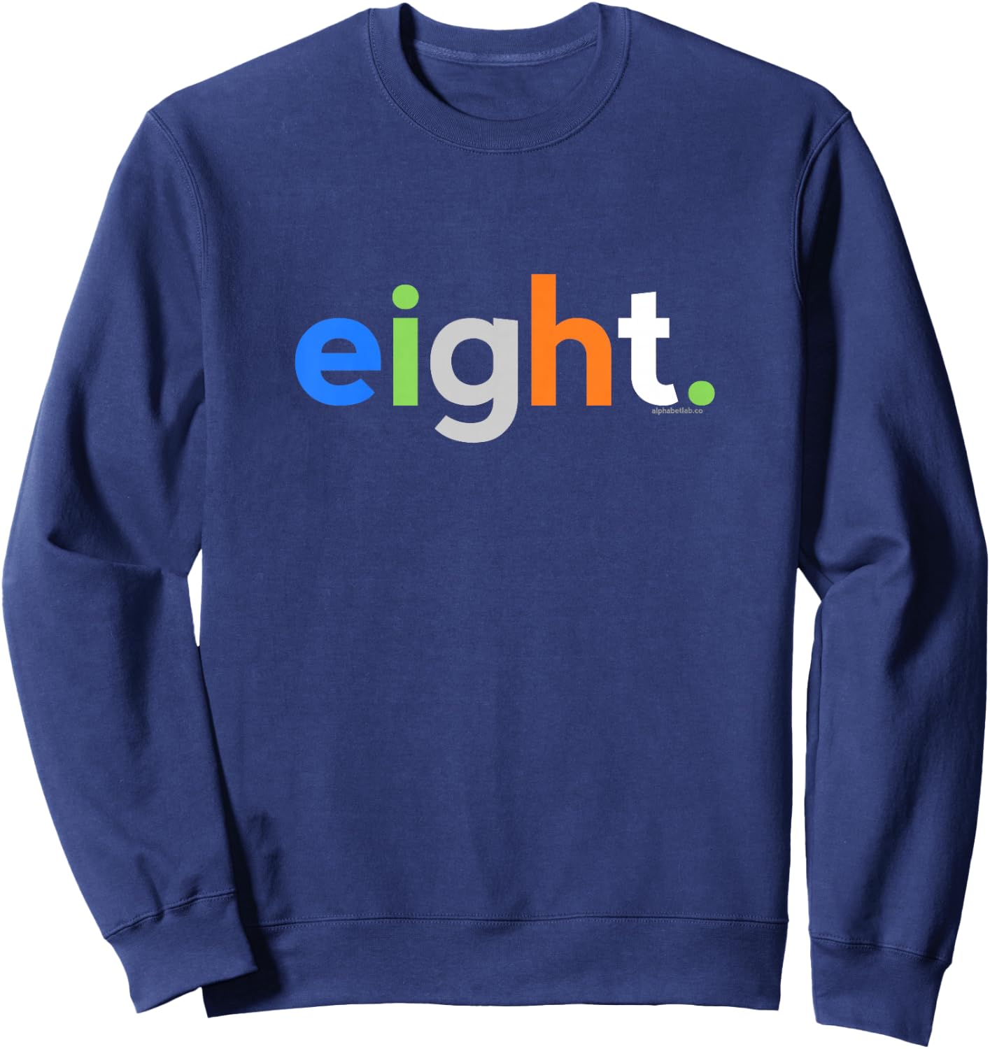 Kids 8th Birthday Shirt Boy 8 Year Old Eight | Party Ideas Age 8 Sweatshirt - Sweatshirt | Navy