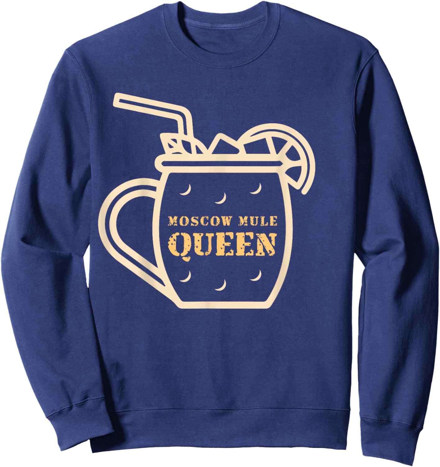 Moscow Mule Queen Sweatshirt - Sweatshirt | Navy