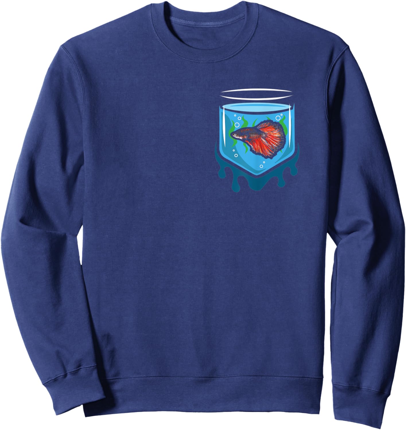 Fish Tank Aquarium Lover Gift Aquarist Fish Keeping Sweatshirt - Sweatshirt | Navy
