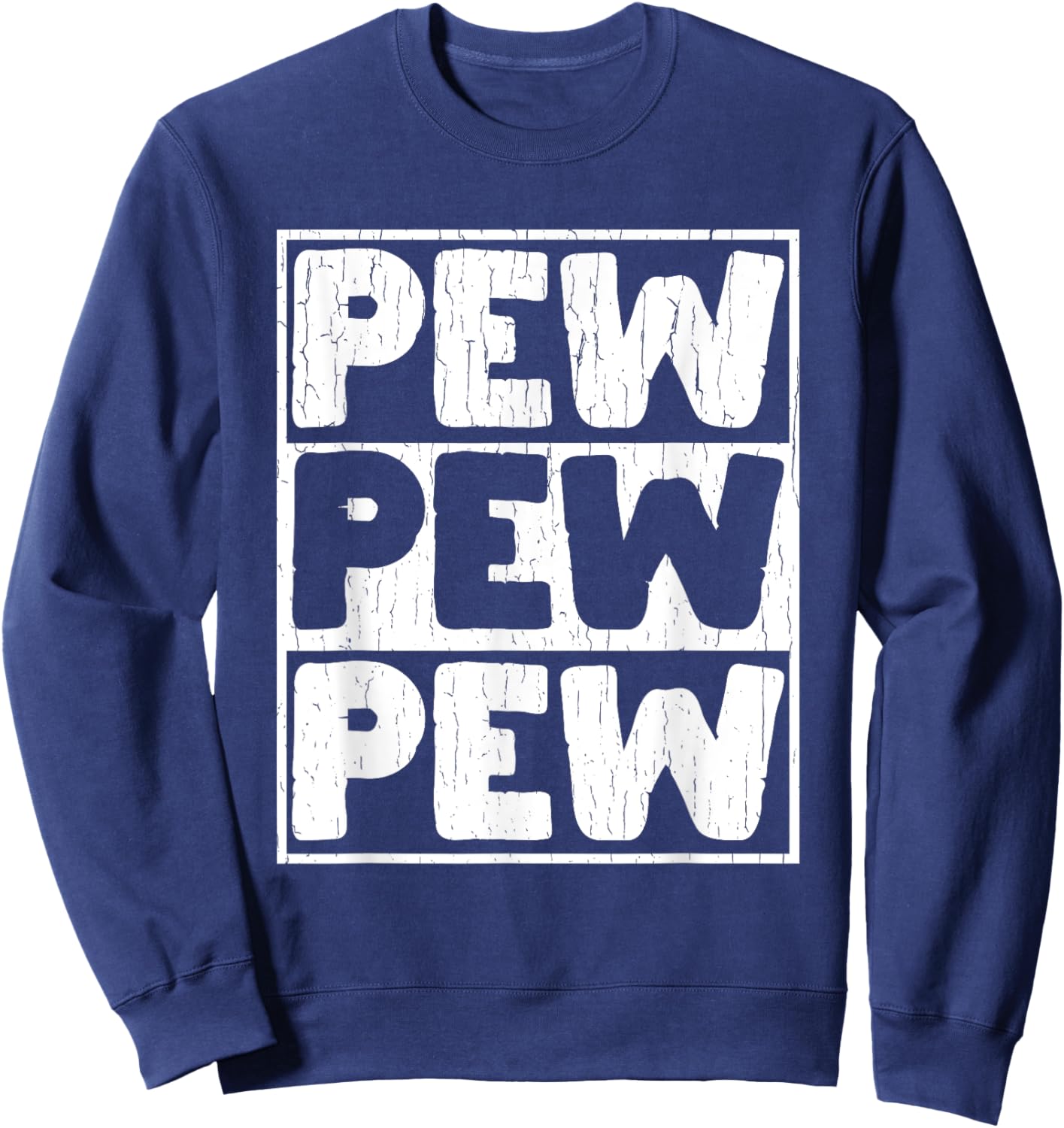 Pew Pew Pew Sweatshirt - Sweatshirt | Navy