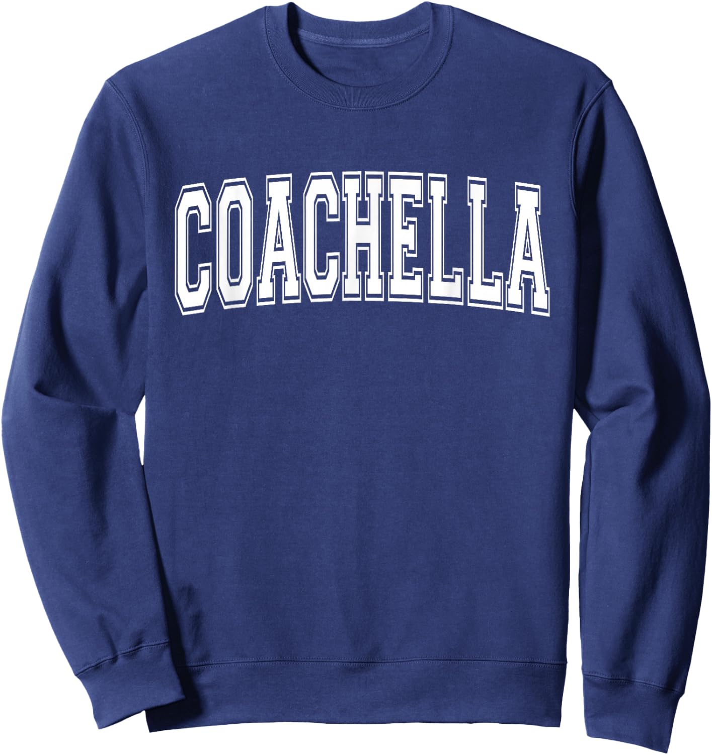 Coachella CA California USA Vintage Sports Varsity Style Sweatshirt - Sweatshirt | Navy