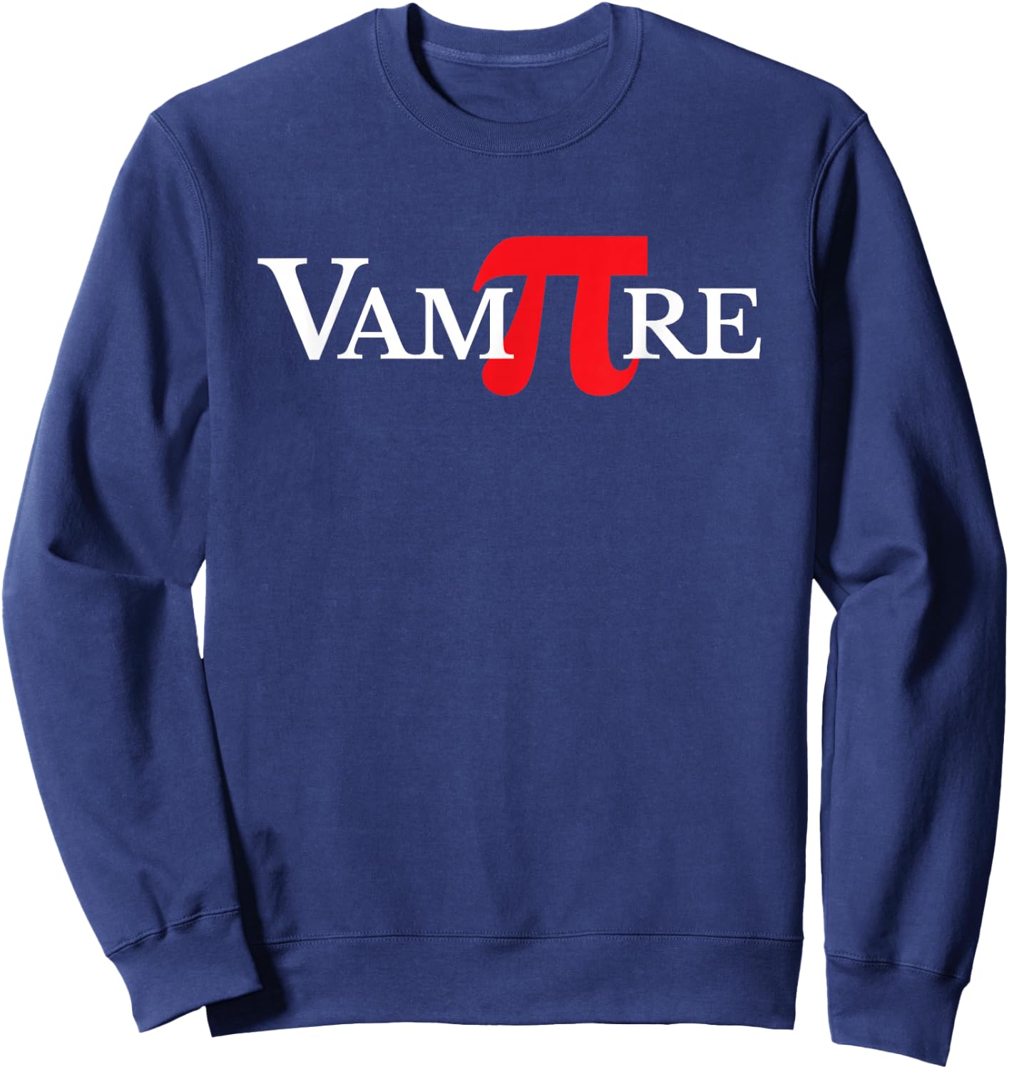 Vampire Pi Day Funny Math Gift Fun Sweatshirt - Sweatshirt | Navy