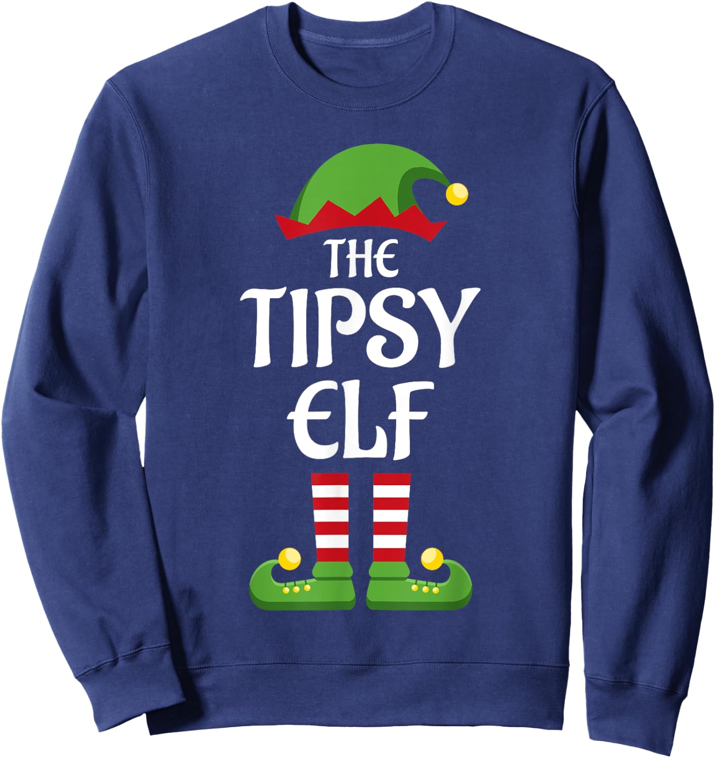 Tipsy Elf Family Matching Group Christmas Sweatshirt - Sweatshirt | Navy