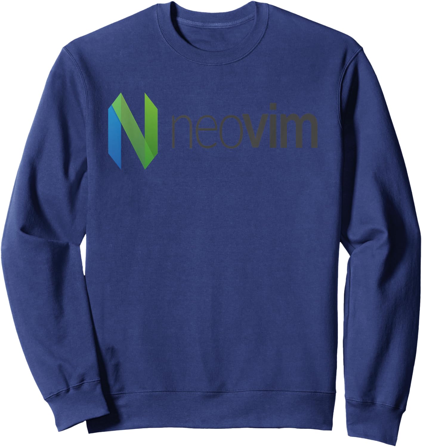 Neovim Vim Vi IMproved Script Text Editor Sweatshirt - Sweatshirt | Navy