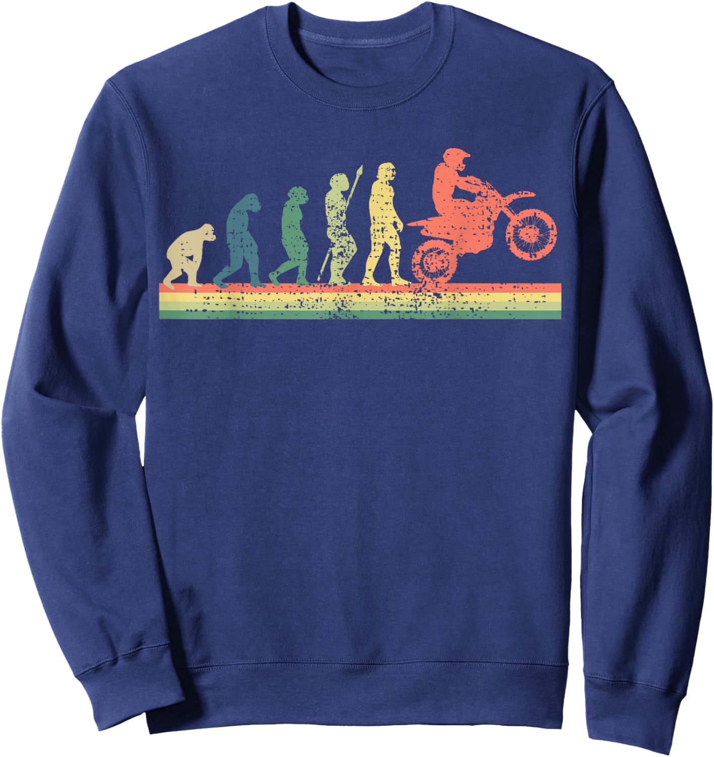 Motocross Motorcross Dirt Bike Gift Sweatshirt - Sweatshirt | Navy