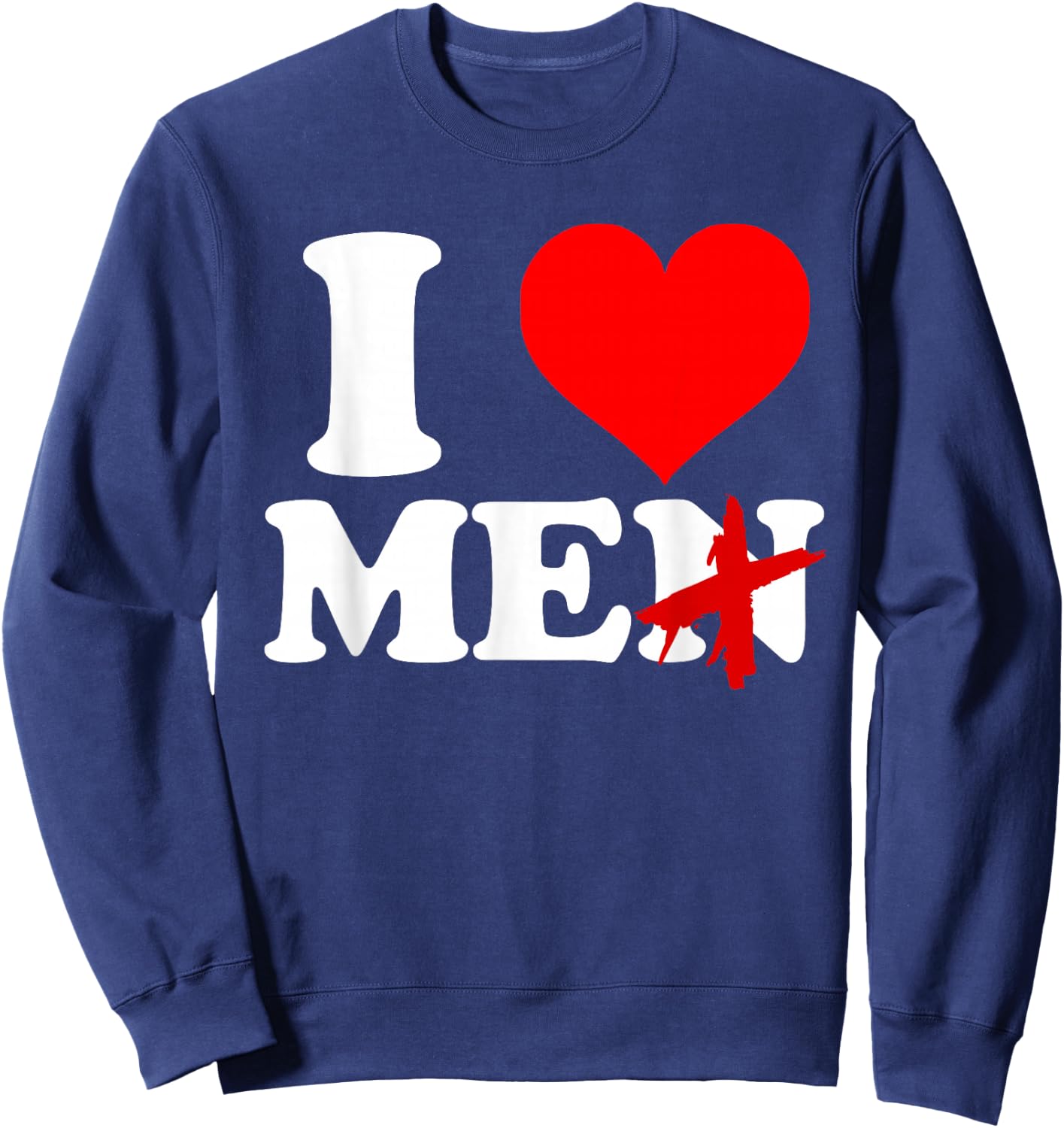 I heart me Sweatshirt - Sweatshirt | Navy