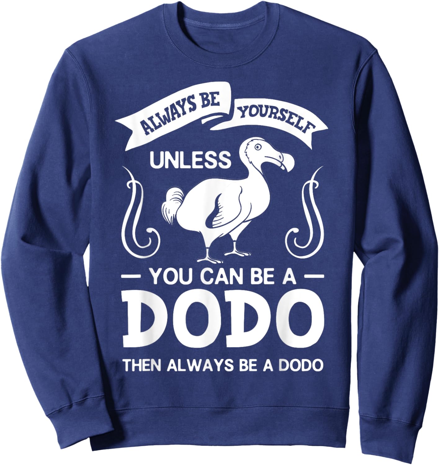 Dodo Bird Gift Skeleton Madagascar Sweatshirt - Sweatshirt | Navy