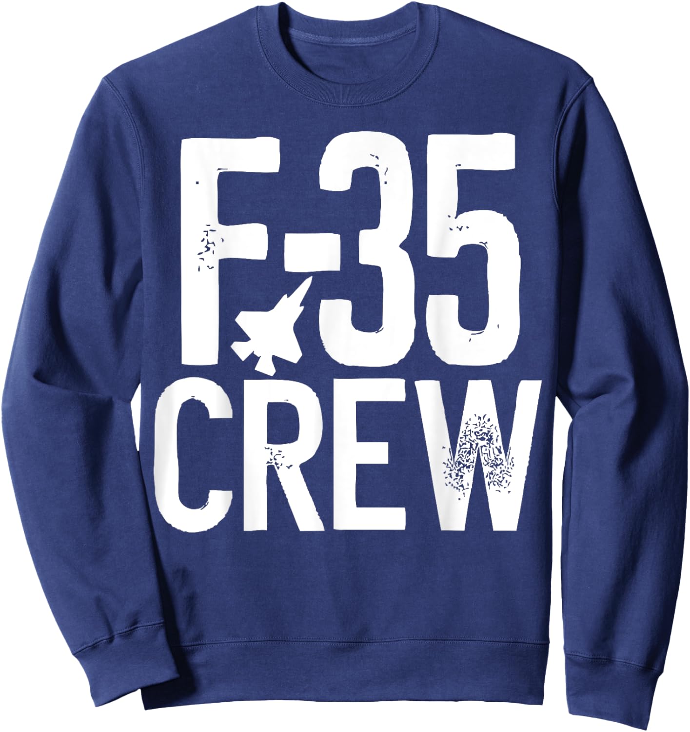 F-35 Lightning Squad of Jet Fighter Crew I Team Fighter jet Sweatshirt - Sweatshirt | Navy