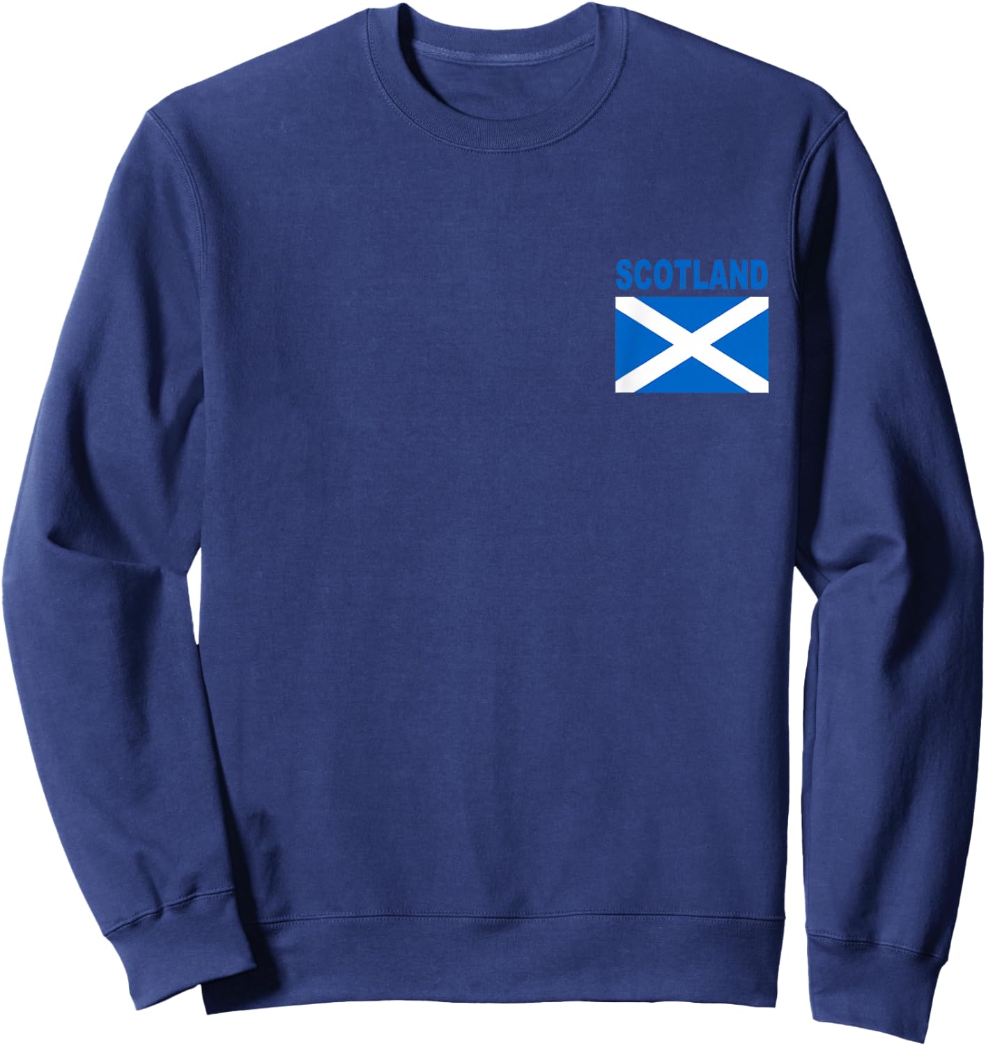 Scotland Flag Cool Pocket Scottish Alba Flags Sweatshirt - Sweatshirt | Navy