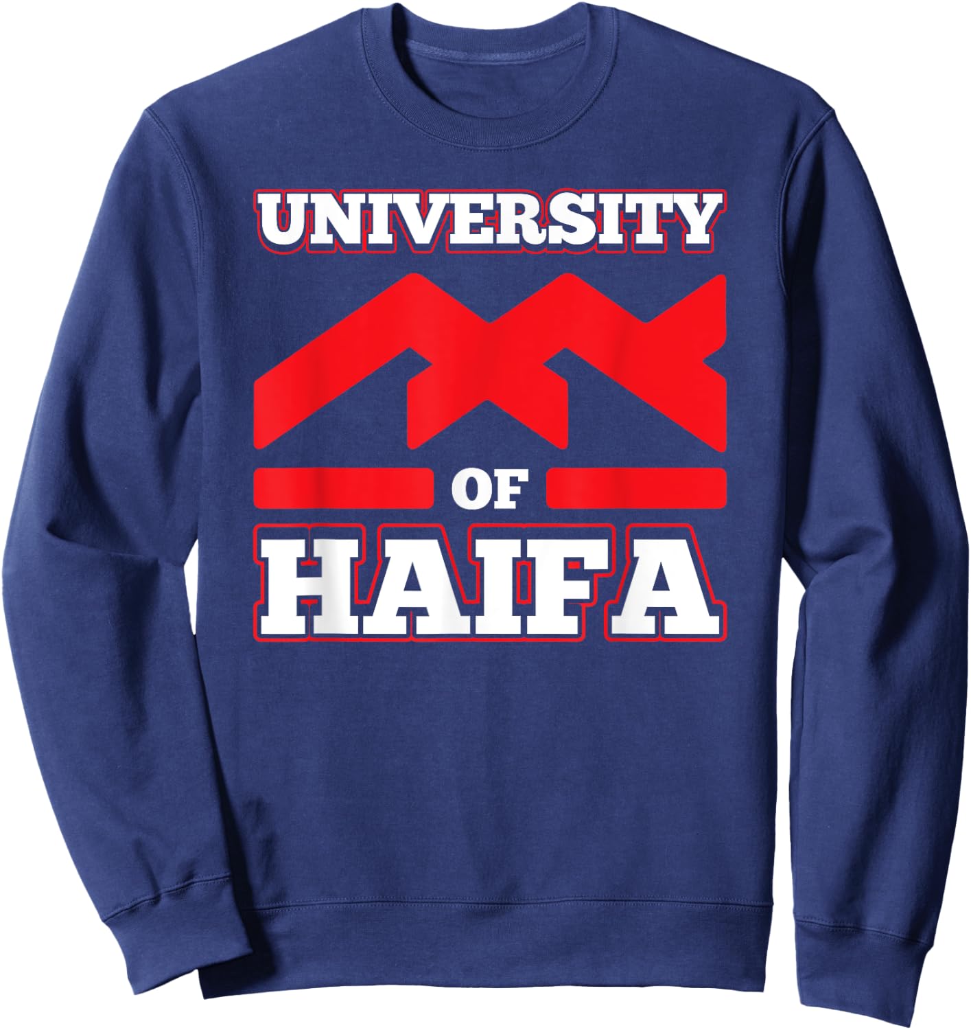 University Of Haifa Israeli University Gift Sweatshirt - Sweatshirt | Navy