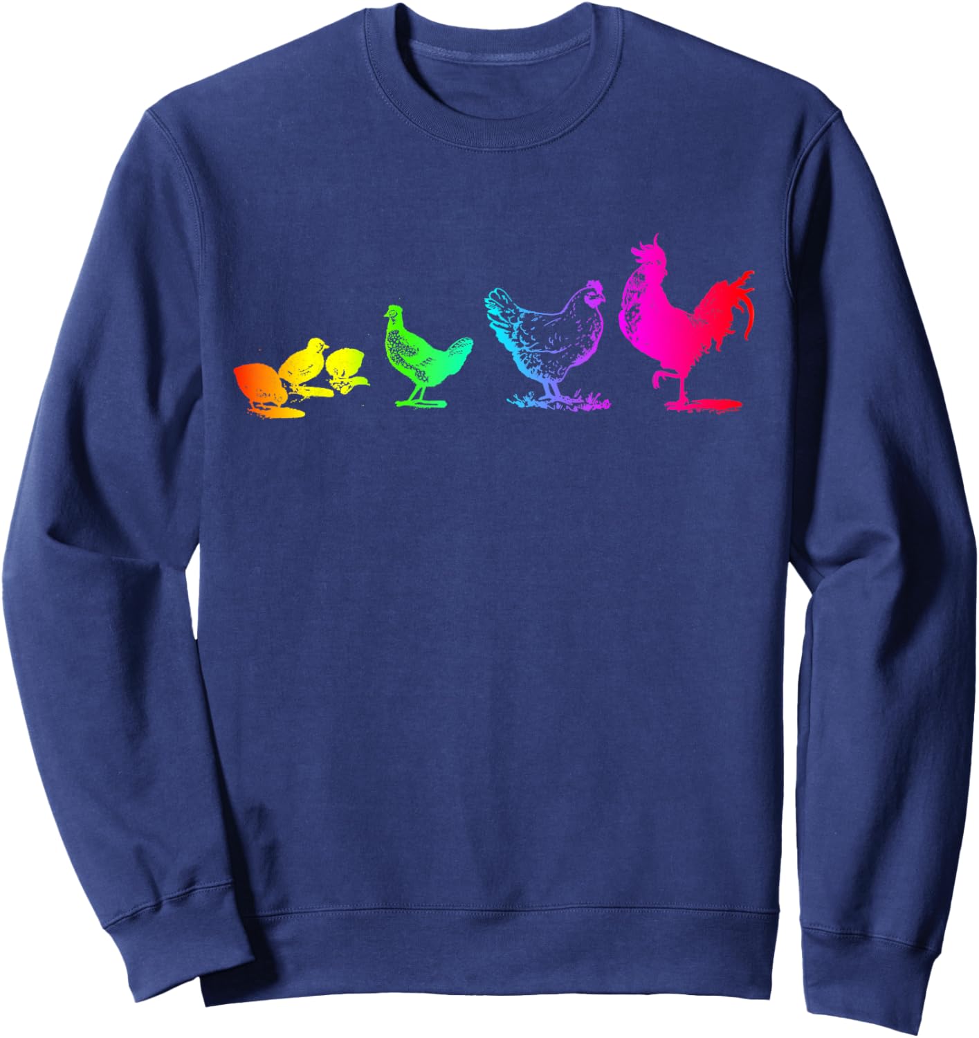 Chicken Farm also for Rainbow Pride Month Sweatshirt - Sweatshirt | Navy