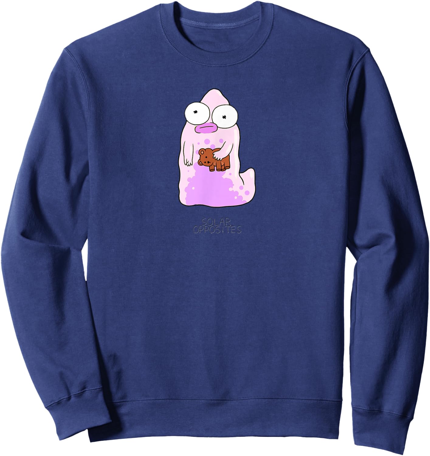 Solar Opposites The Pupa Turns Purple Midnight Blue Sweatshirt - Sweatshirt | Navy