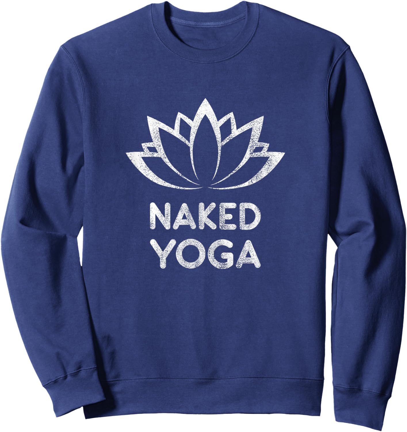 Naked Yoga Sacred Lotus Sweatshirt - Sweatshirt | Navy