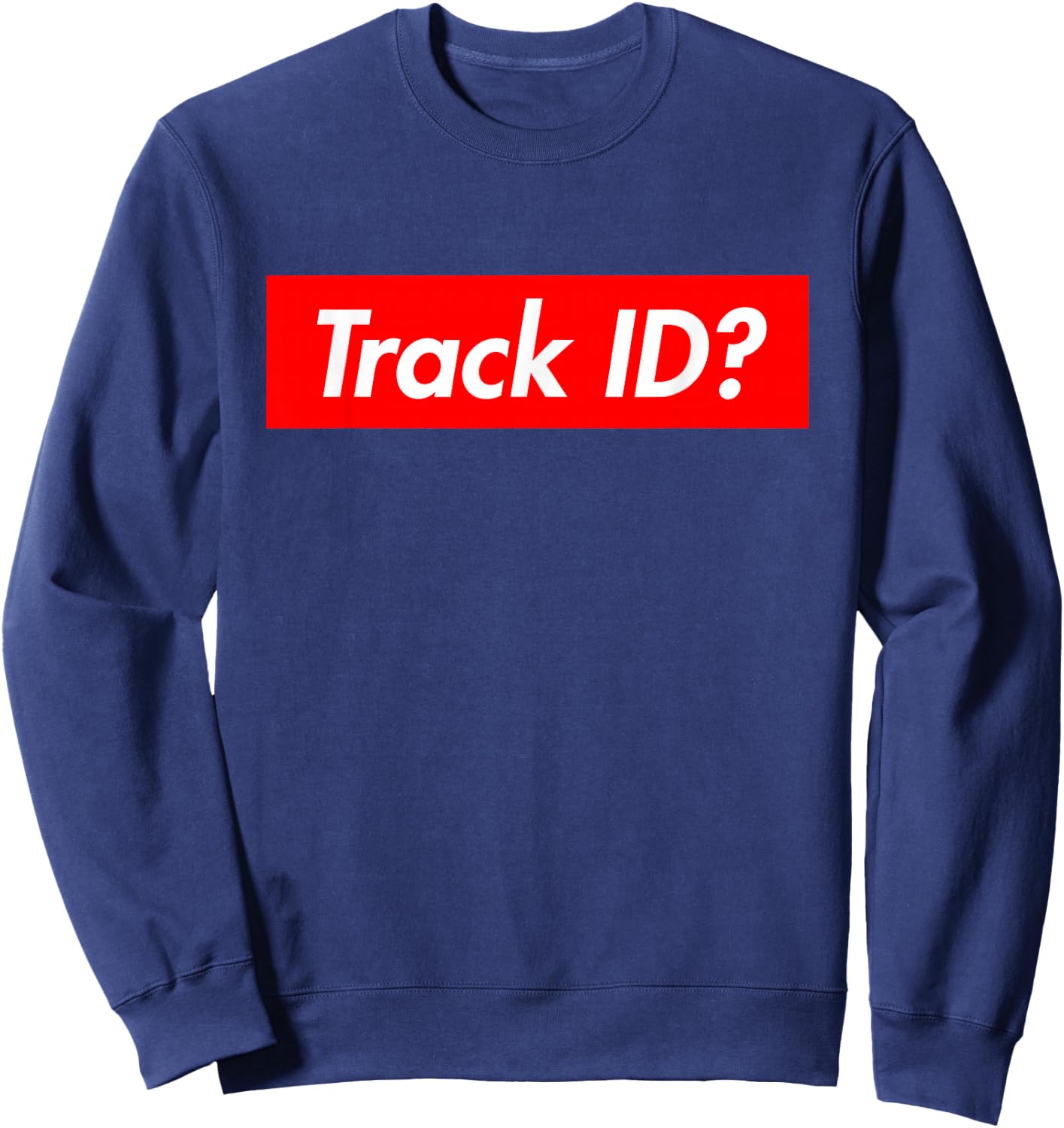 Track ID? Music Sweatshirt - Sweatshirt | Navy