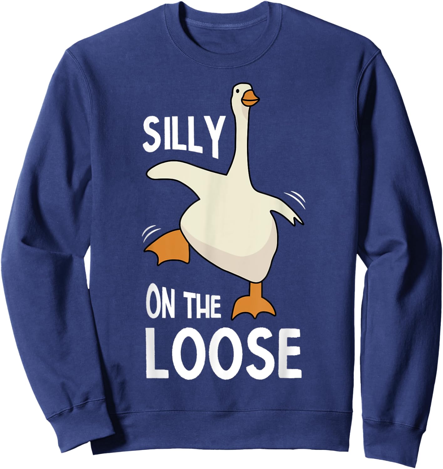 Silly Goose On The Loose Sweatshirt - Sweatshirt | Navy