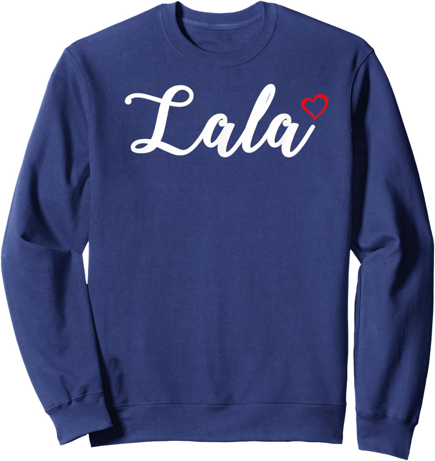 Cute Lala Lover Gift Grandma Christmas Gifts Sweatshirt - Sweatshirt | Navy