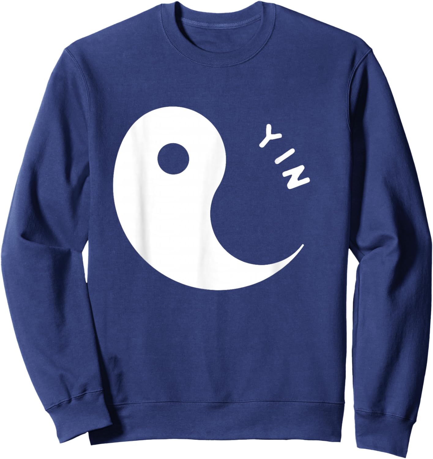 Yin And Yang - 1 Of 2 - Yin Couple Matching - Best Friends Sweatshirt - Sweatshirt | Navy
