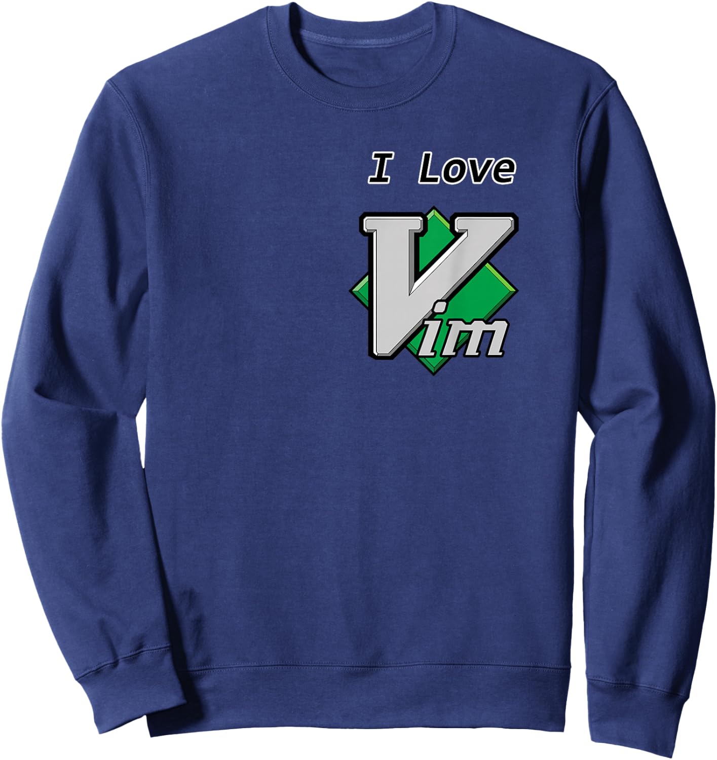 I love Vim Sweatshirt - Sweatshirt | Navy