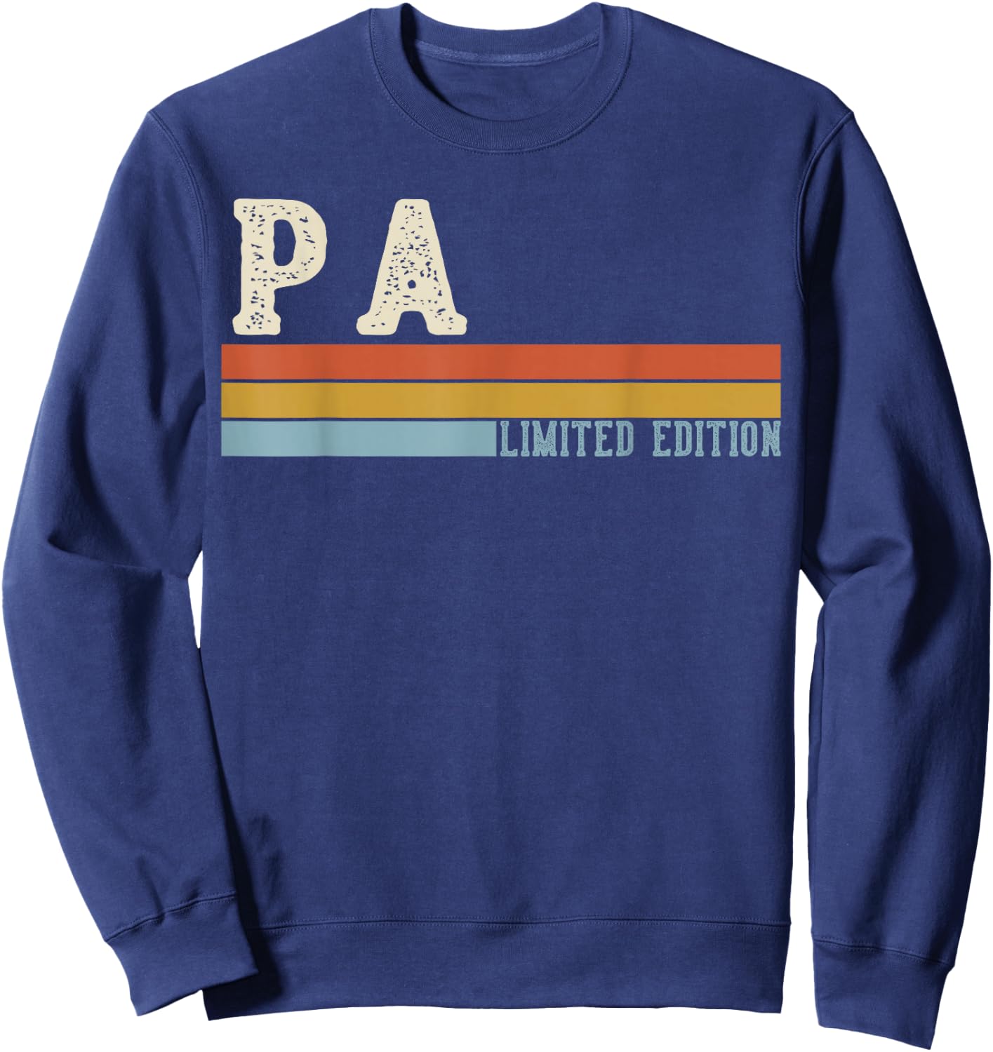 PA Vintage Grandpa Fathers Day Retro Sweatshirt - Sweatshirt | Navy