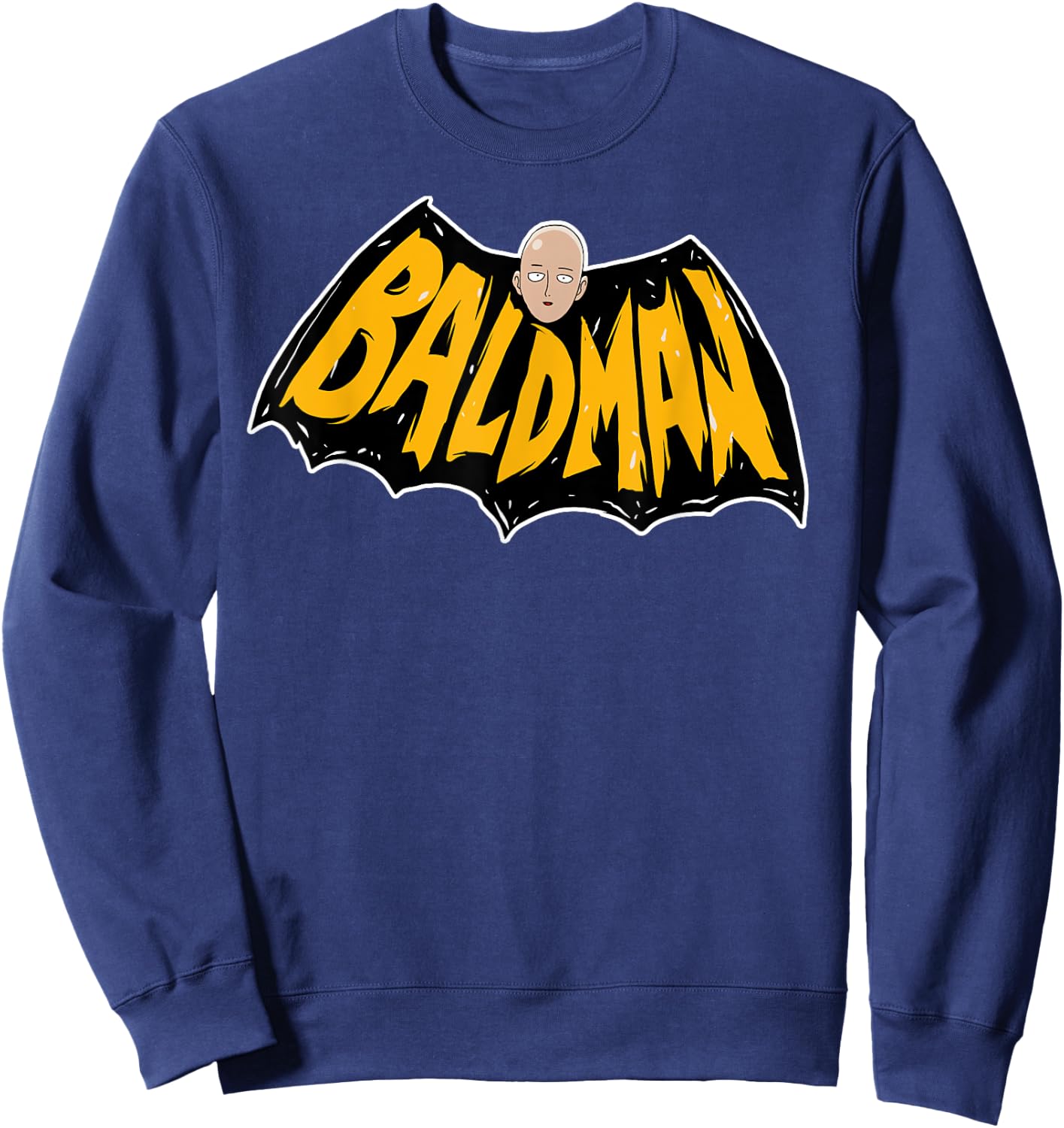 Baldman Funny Bald Shirt , Bald Head Gift, Bald Guy Sweatshirt - Sweatshirt | Navy