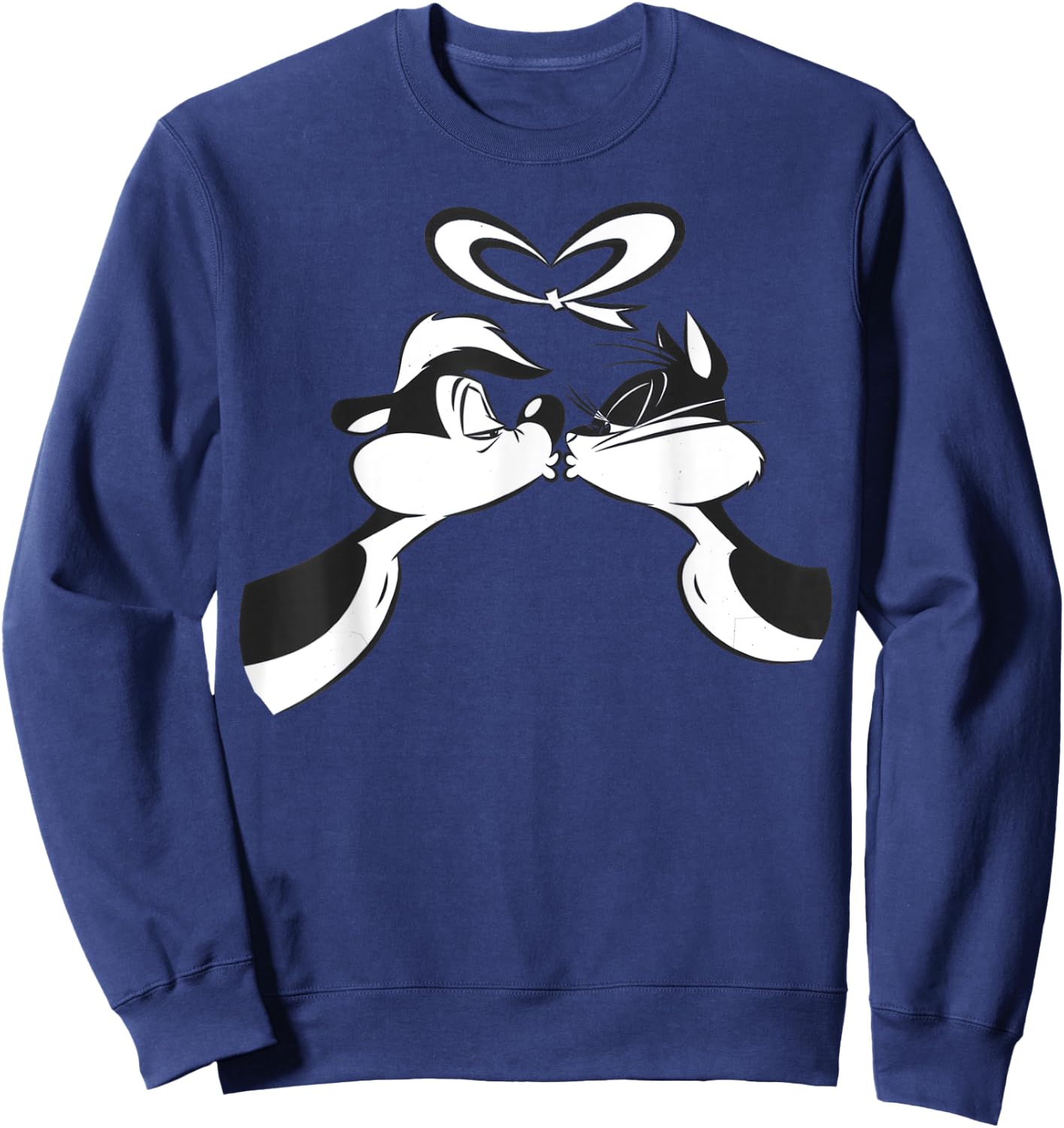 Pepe Le Pew Valentines Kiss Sweatshirt - Sweatshirt | Navy