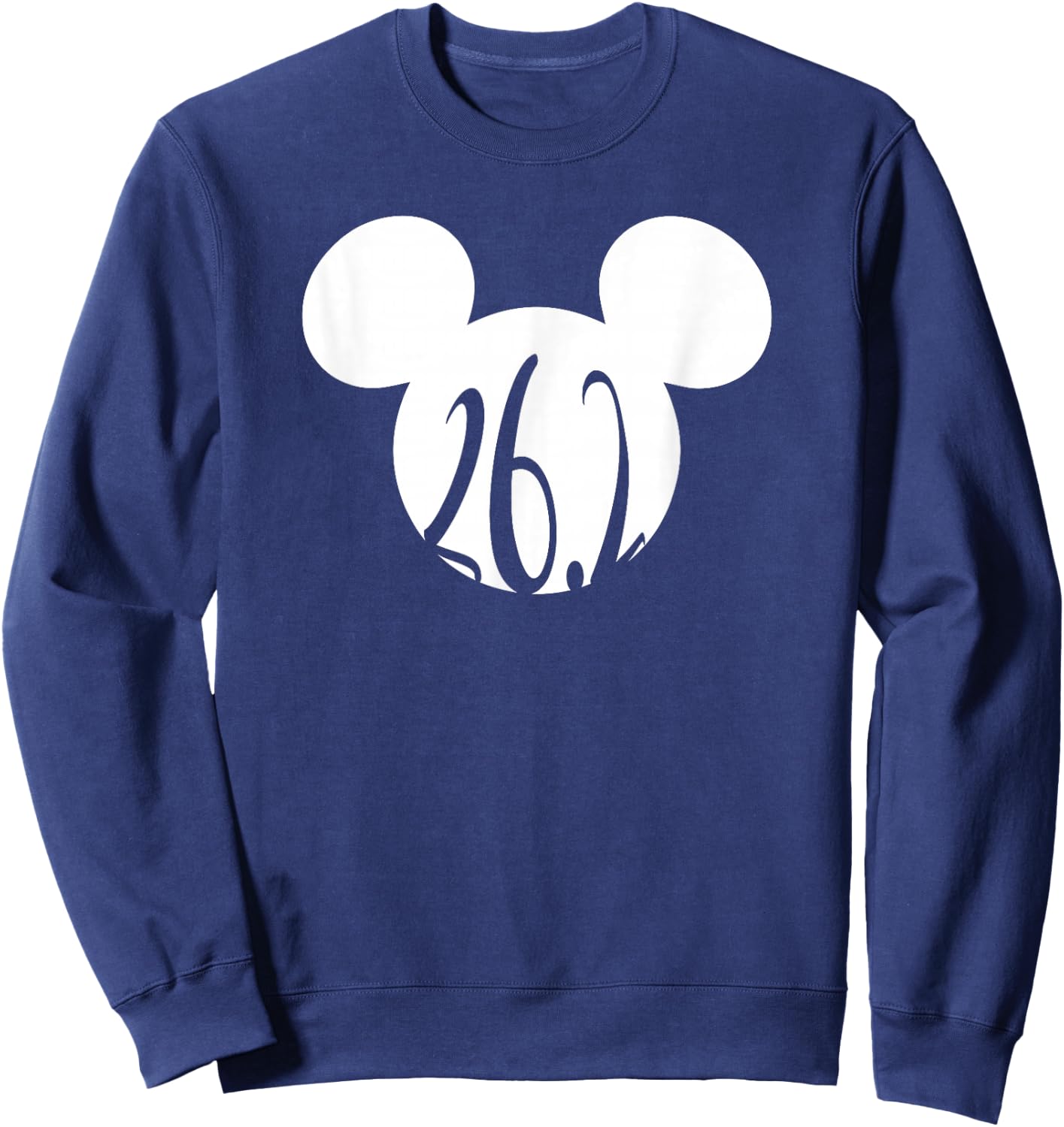 Disney Mickey Mouse Ears Marathon 26.2 Runner Sweatshirt - Sweatshirt | Navy