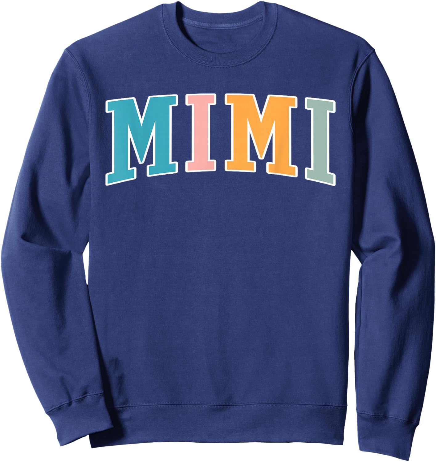 Mimi Life for Grandma Grandmother Announcement Sweatshirt - Sweatshirt | Navy