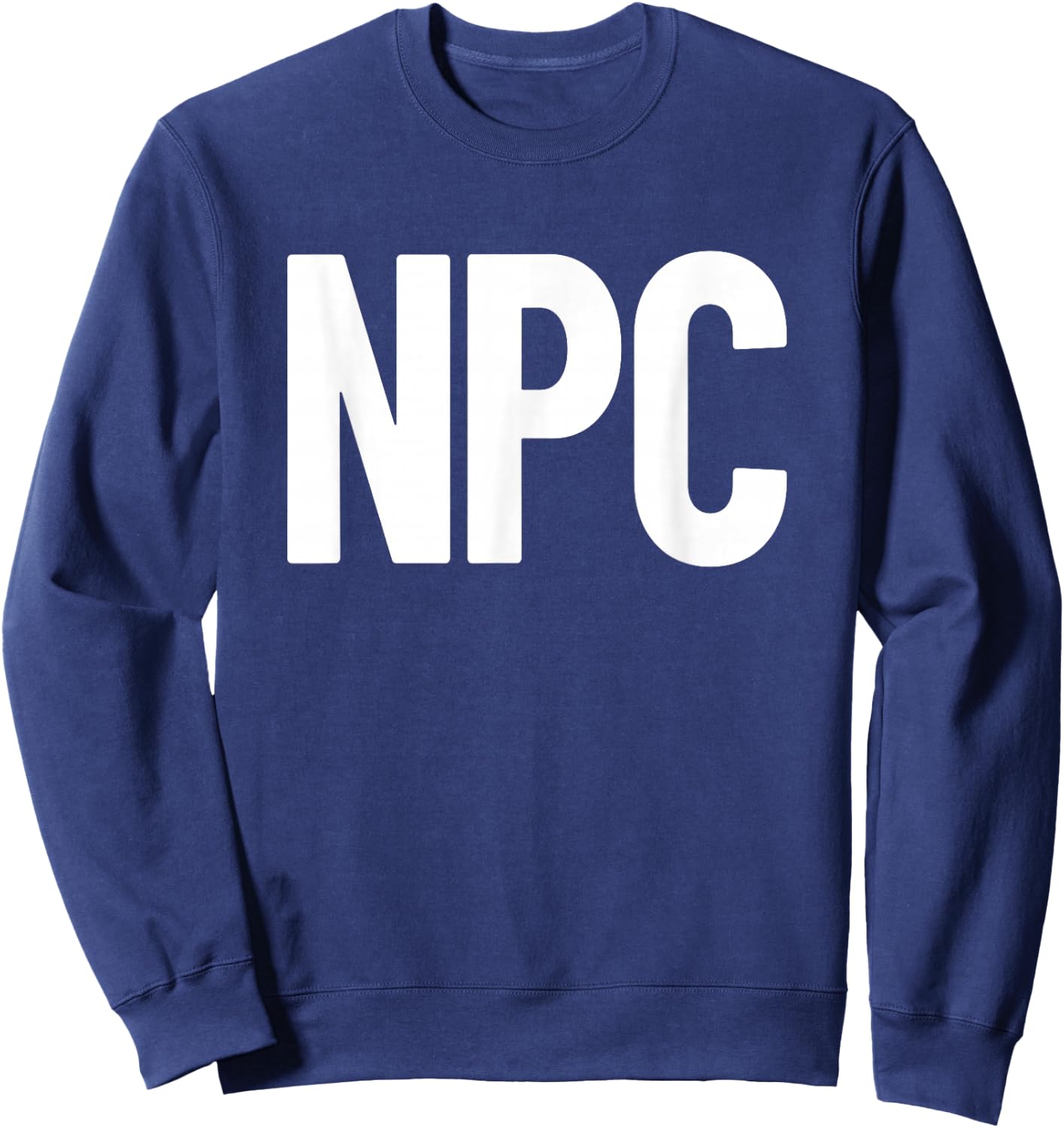 NPC Non Playable Character RPG Role Playing Game NPC Sweatshirt - Sweatshirt | Navy
