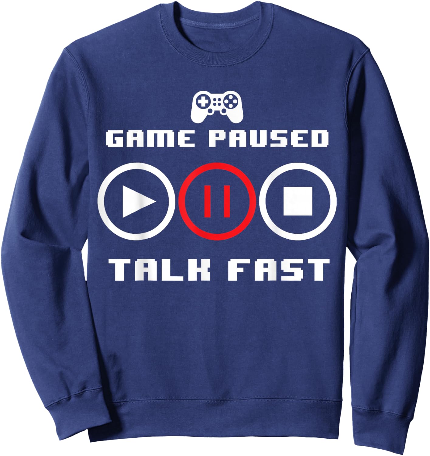 Funny Video Game Women Video Gaming Player Gamer Sweatshirt - Sweatshirt | Navy