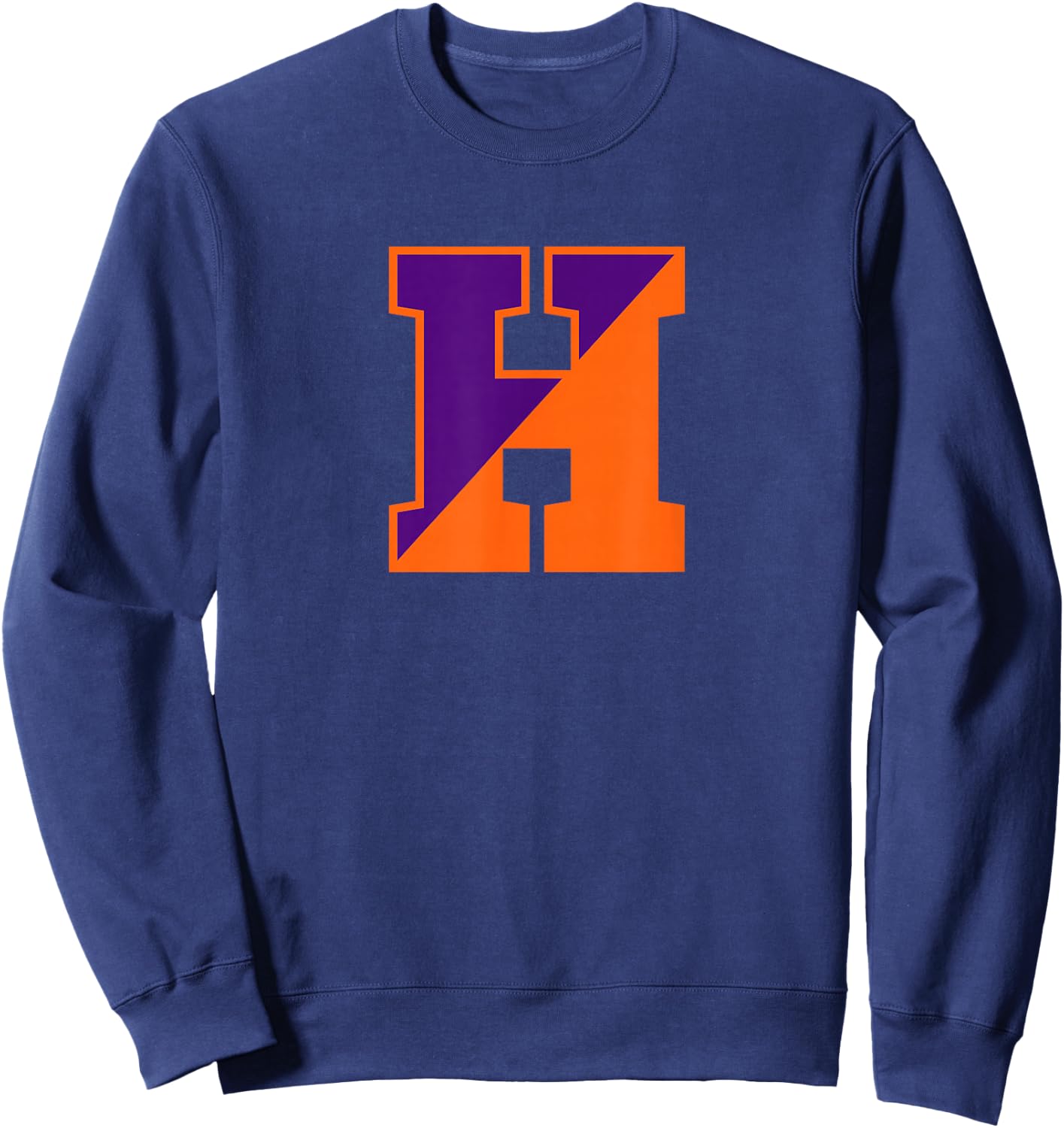 Hobart College Statesmen Monogram Logo HWSC Sweatshirt - Sweatshirt | Navy