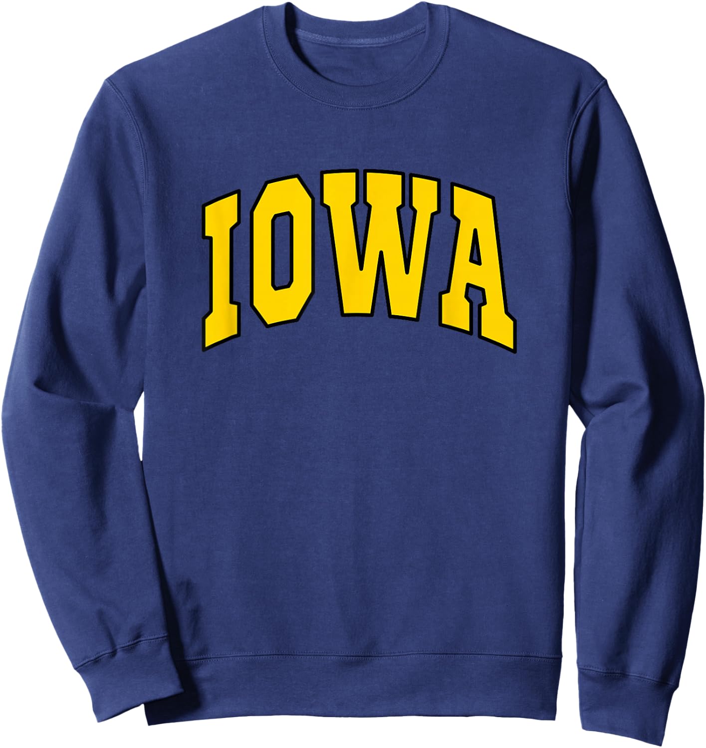 Iowa - Throwback Design - Classic Sweatshirt - Sweatshirt | Navy