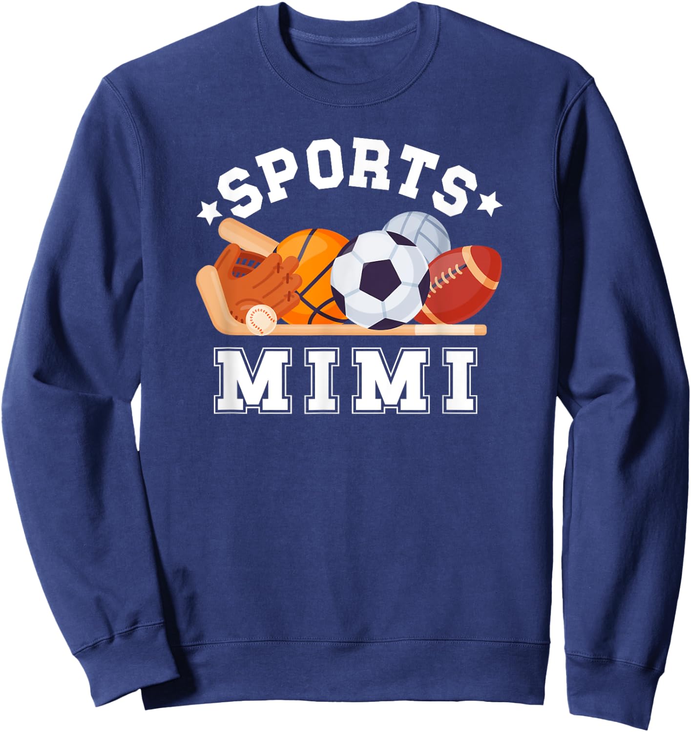 Sports Mimi Proud Sport Mimi Sports Mimi Grandma Sweatshirt - Sweatshirt | Navy